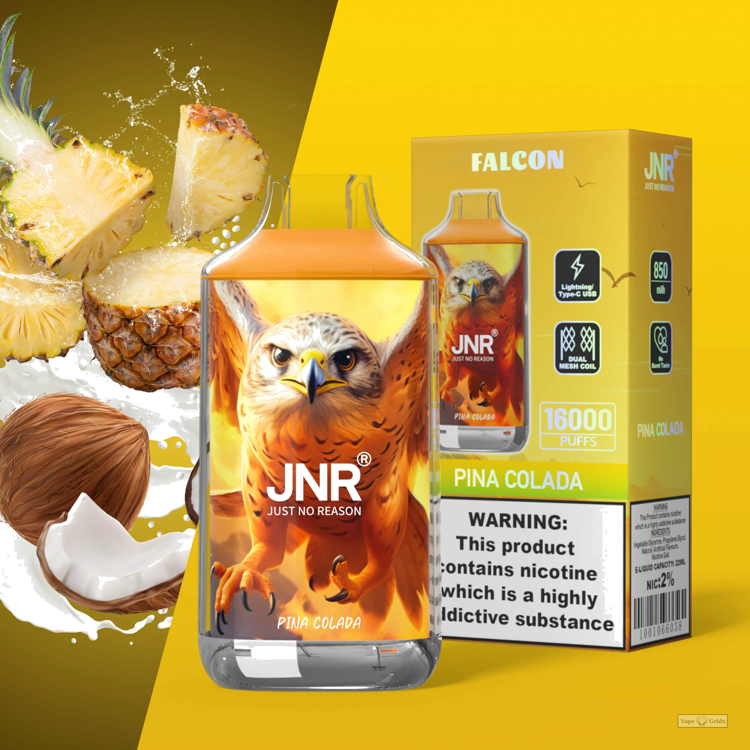 JNR Falcon 16000 16K Züge Einweg-Vape - image 14