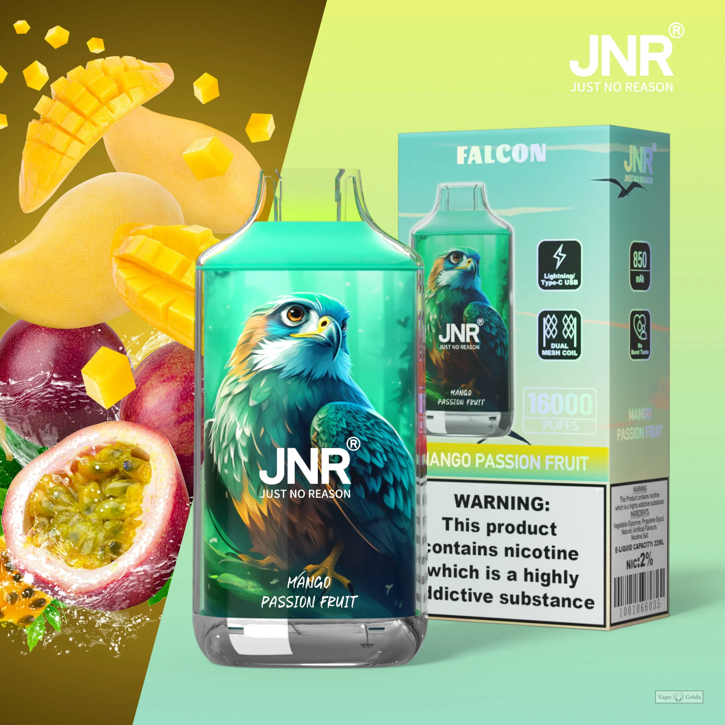 JNR Falcon 16000 16K Züge Einweg-Vape - image 18