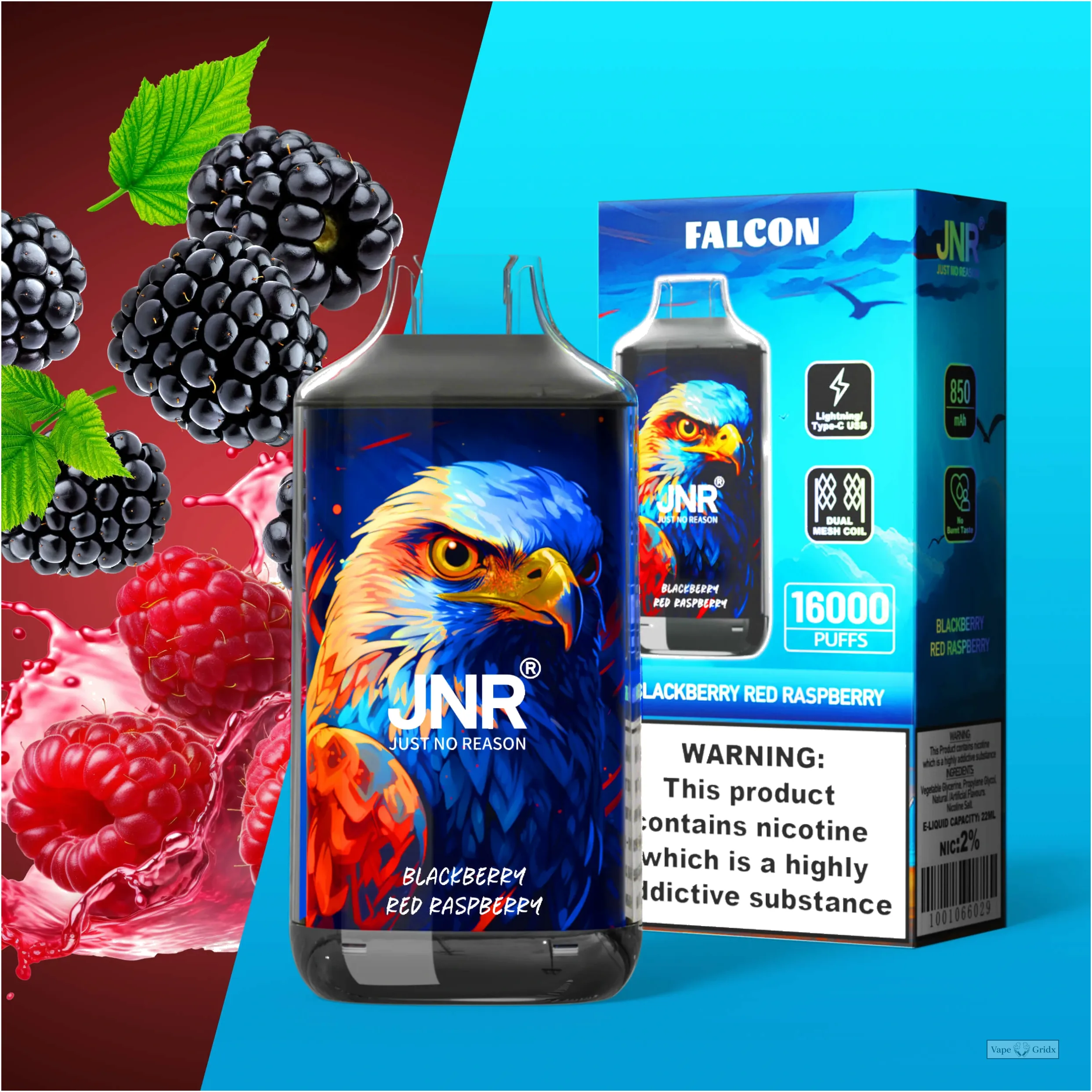 JNR Falcon 16000 16K Züge Einweg-Vape - image 19