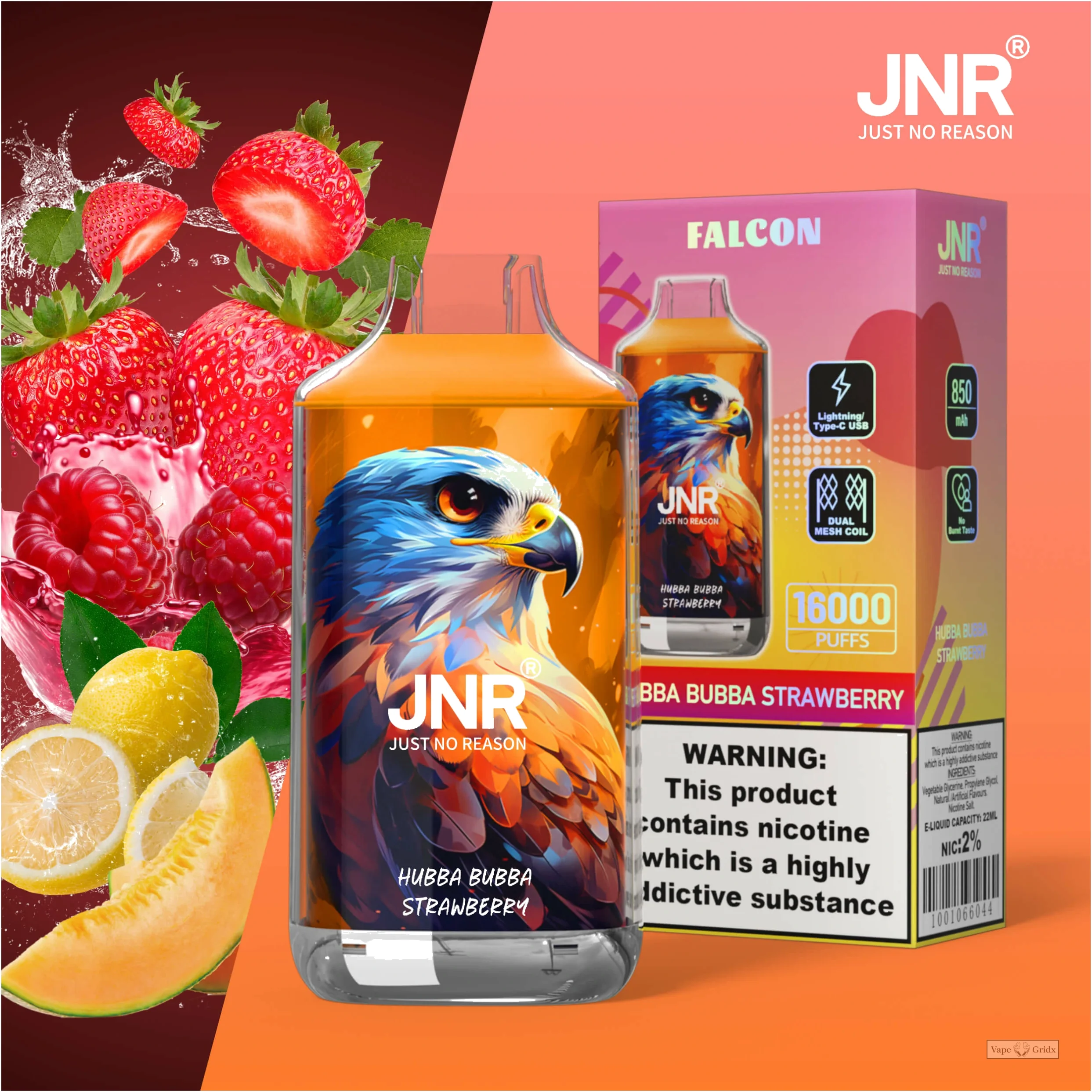 JNR Falcon 16000 16K Züge Einweg-Vape - image 7