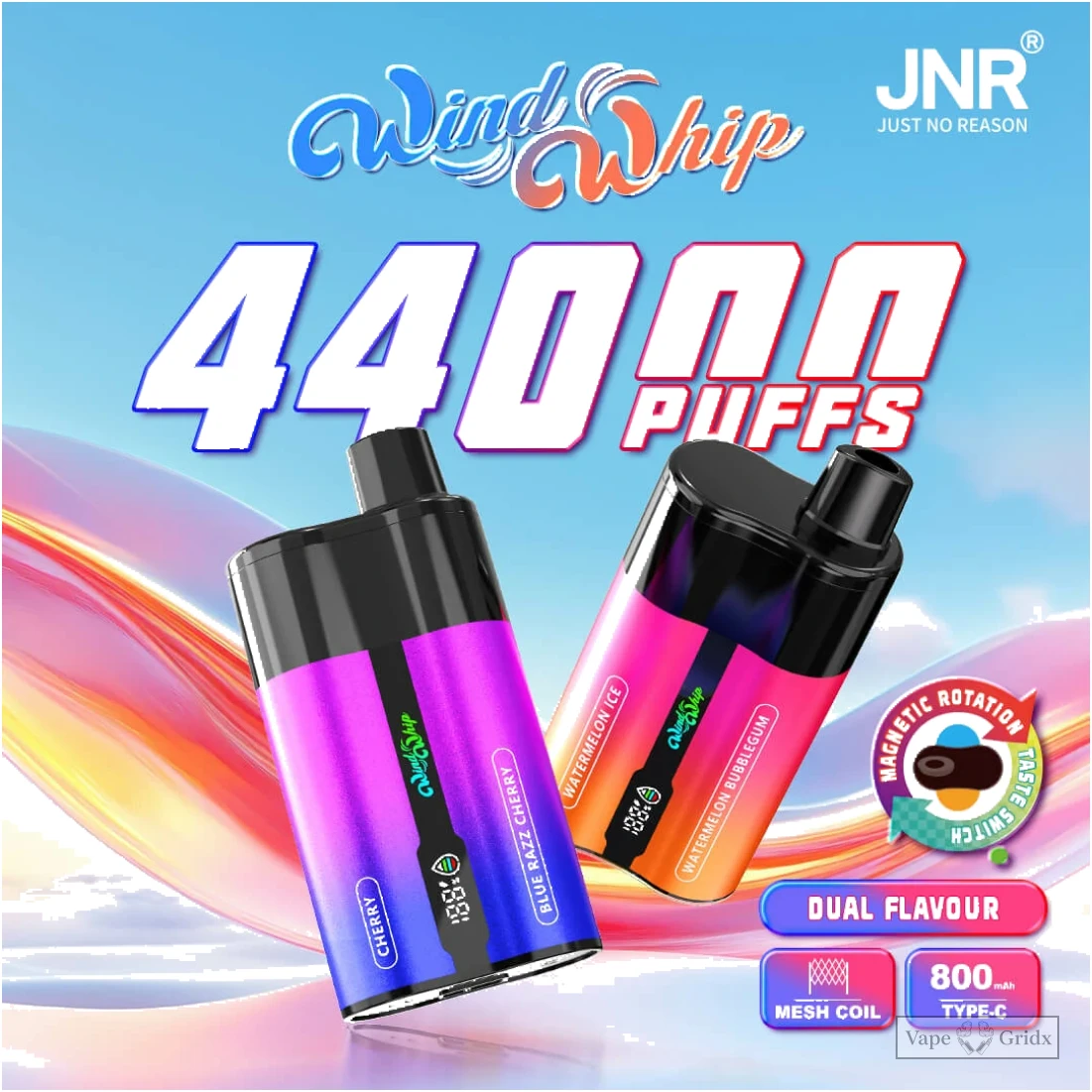 JNR Wind Whip 44000 44K Züge Einweg-Vape - image 11