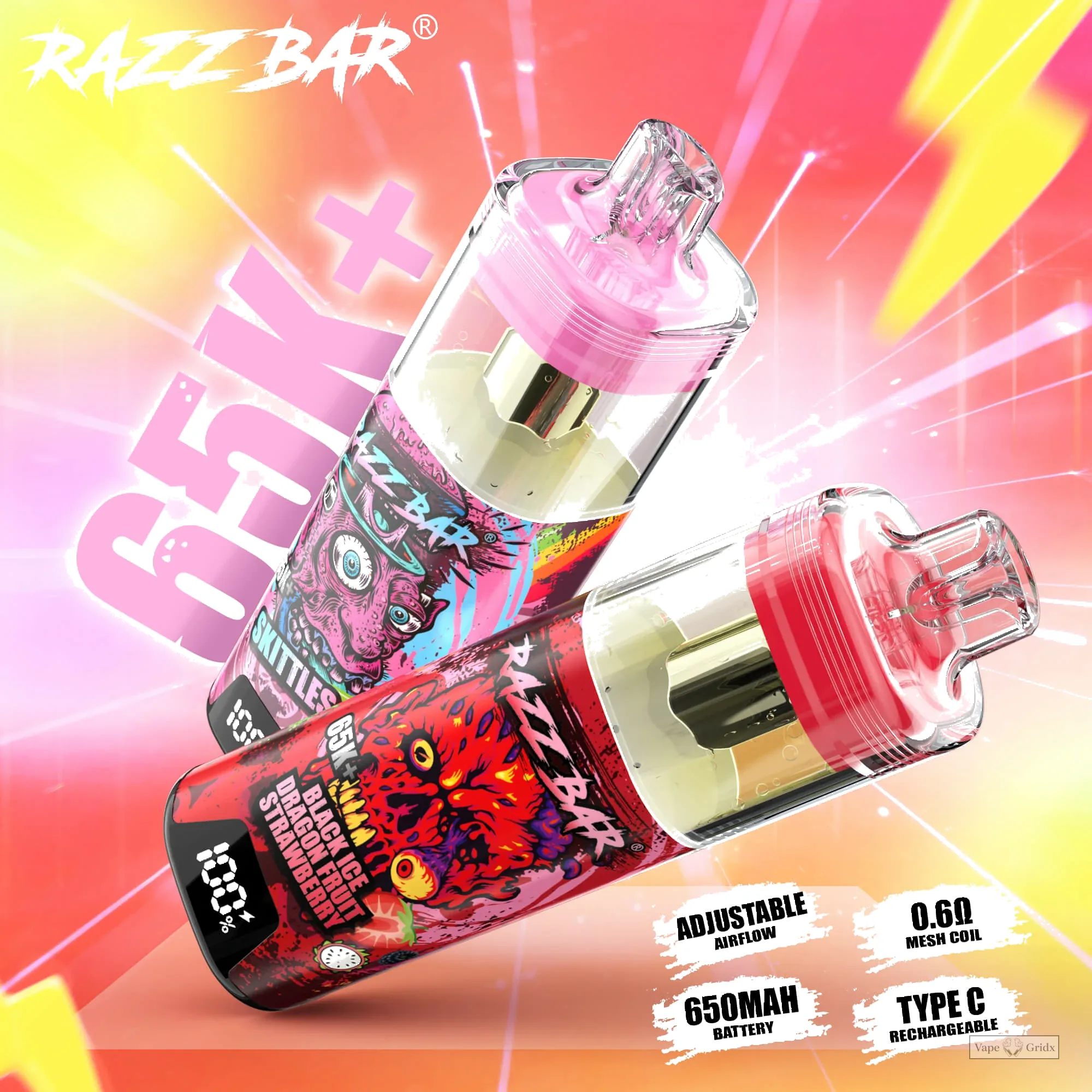 Razz Bar 65000 65K Züge Einweg-Vape - image 2