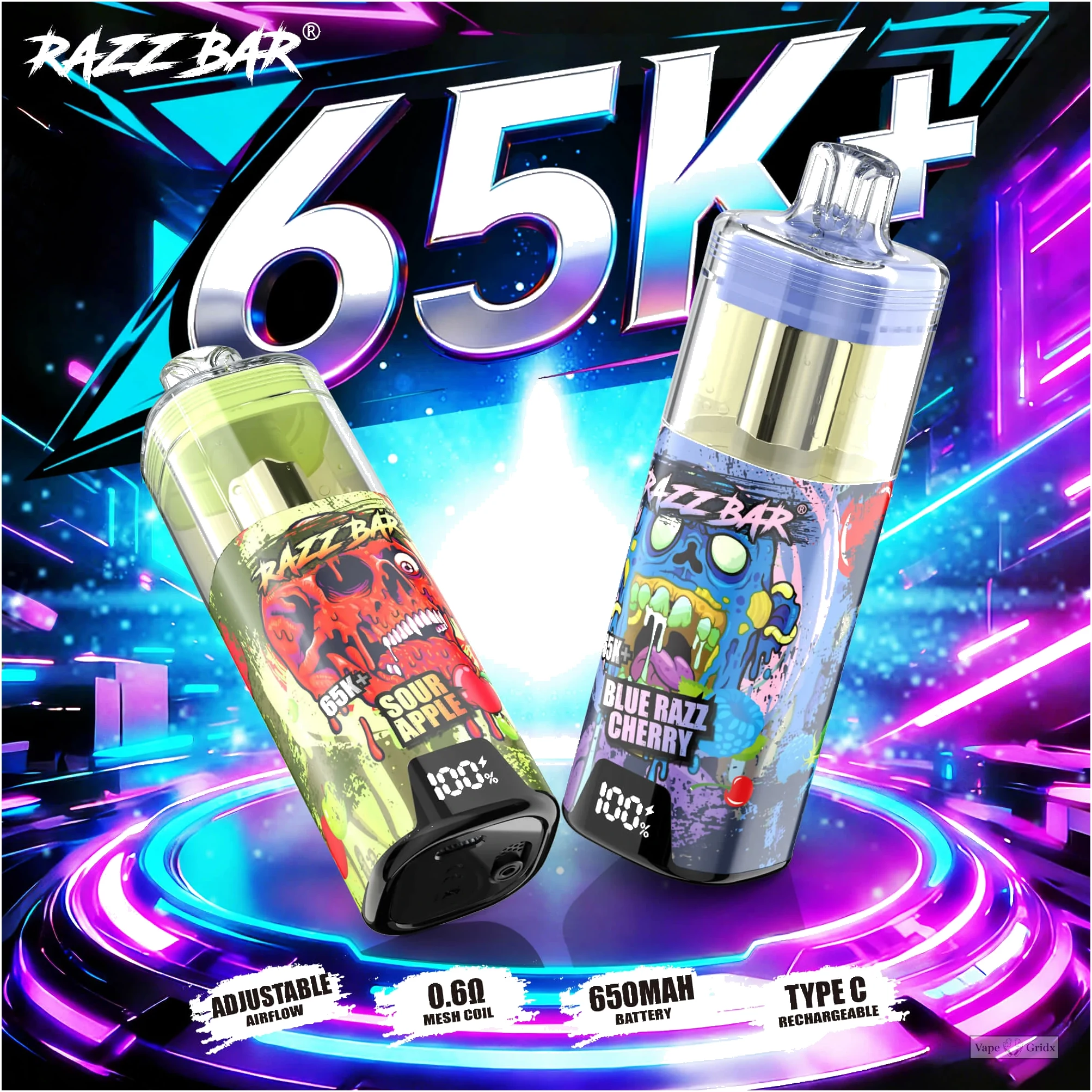 Razz Bar 65000 65K Züge Einweg-Vape - image 3