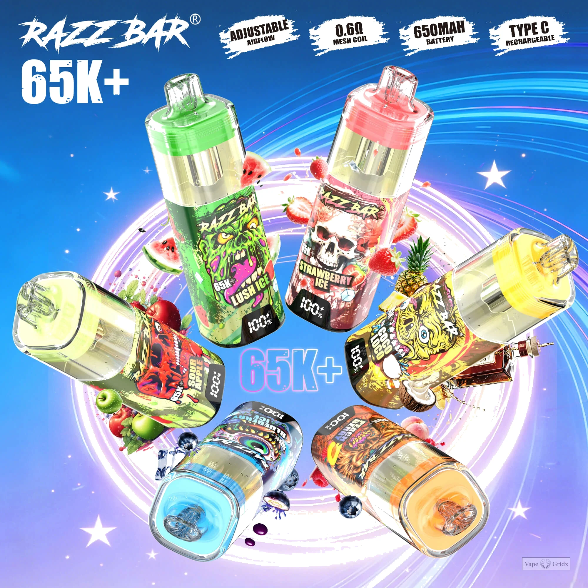 Razz Bar 65000 65K Züge Einweg-Vape - image 6