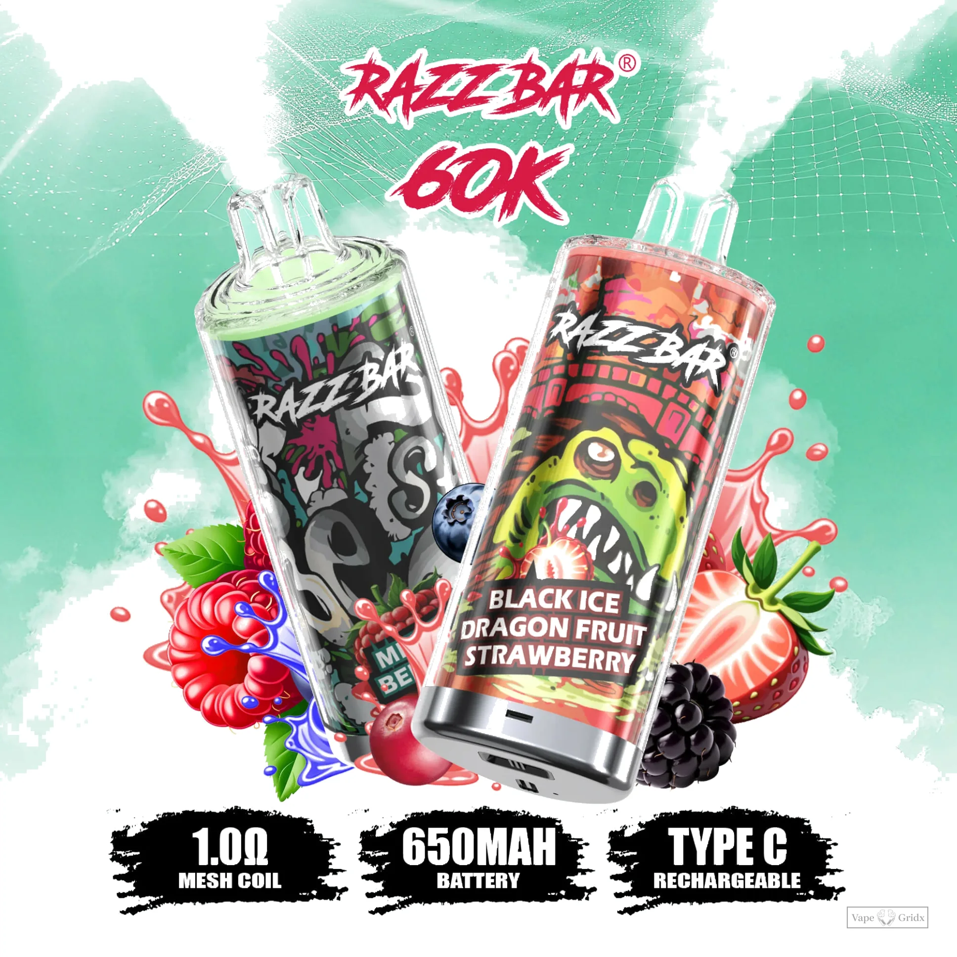 Razz Bar 60000 60K Züge Einweg-Vape