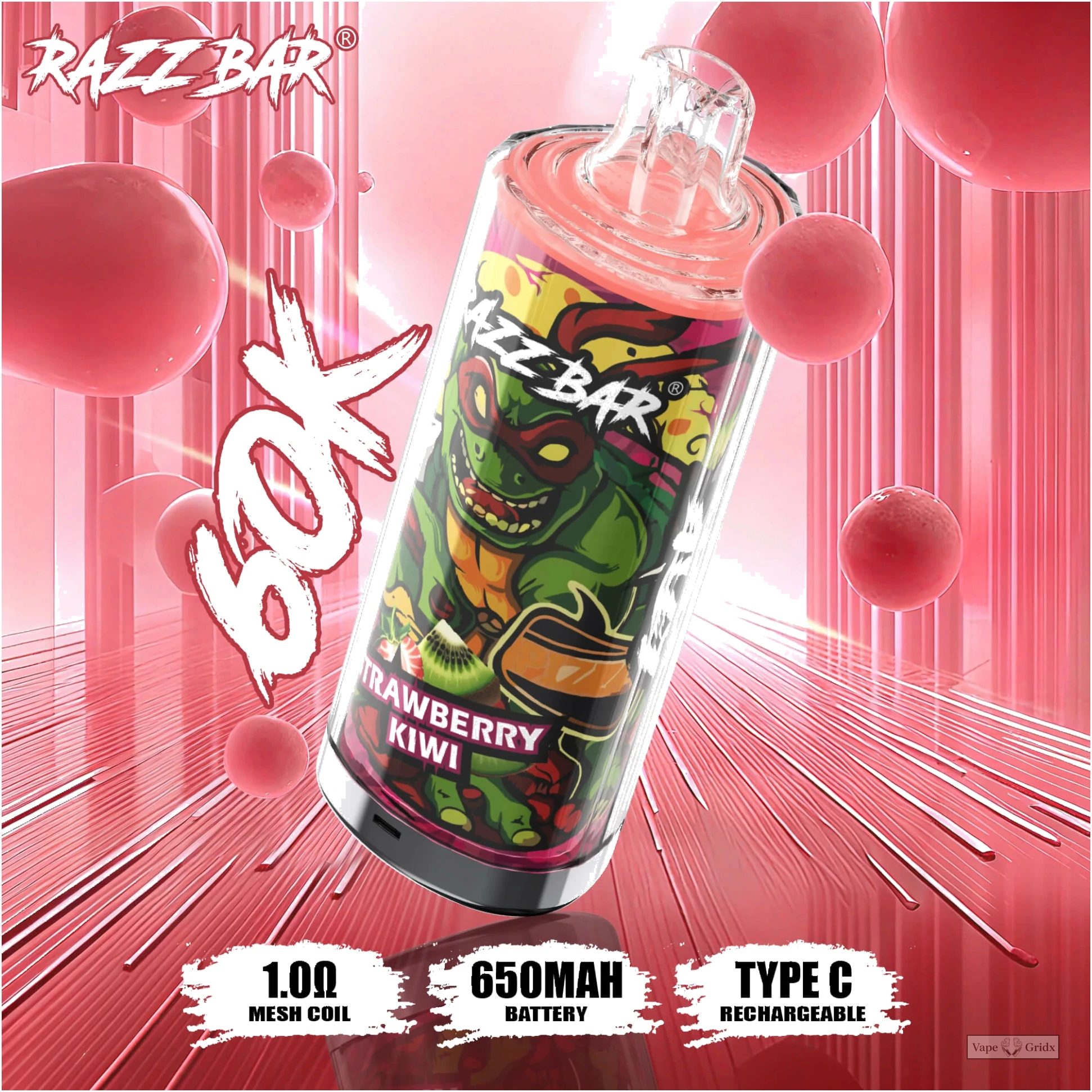 Razz Bar 60000 60K Züge Einweg-Vape - image 2