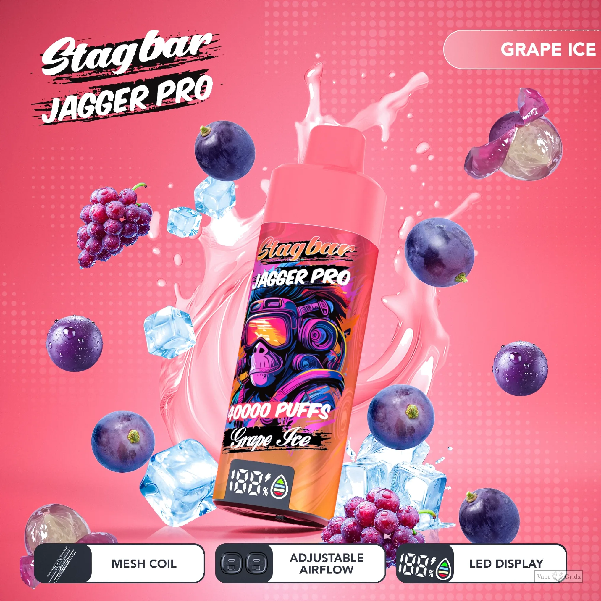 Stagbar Jagger Pro 40000 40K Züge Einweg-Vape - image 3
