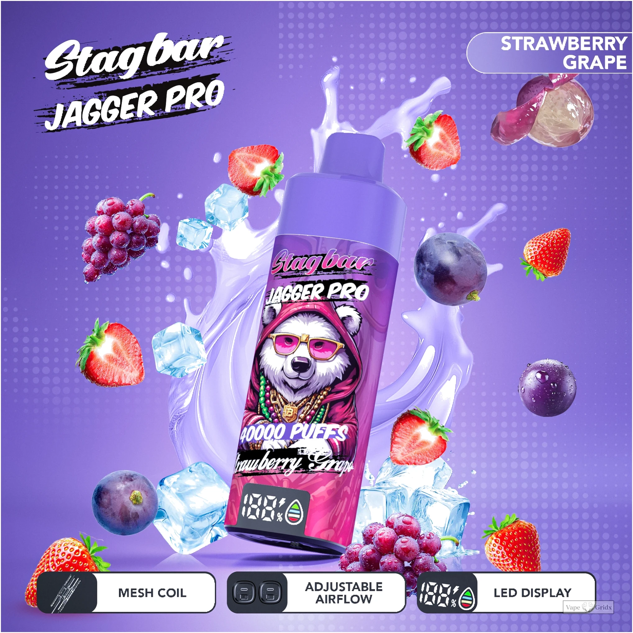 Stagbar Jagger Pro 40000 40K Züge Einweg-Vape - image 4