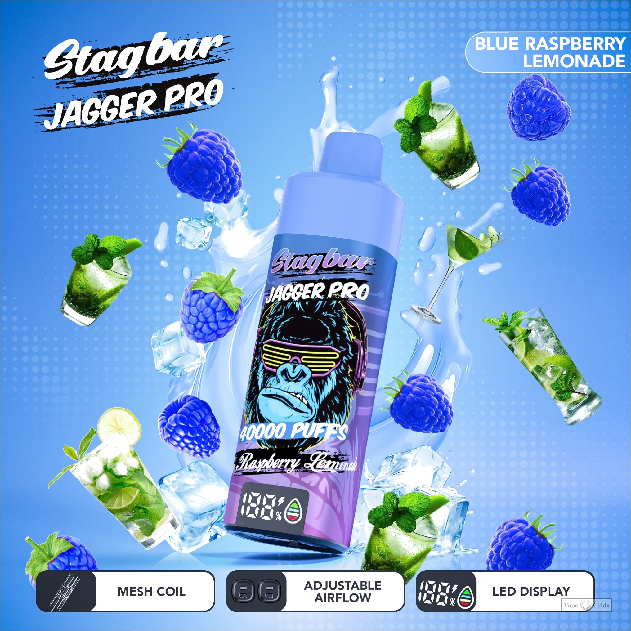 Stagbar Jagger Pro 40000 40K Züge Einweg-Vape - image 6