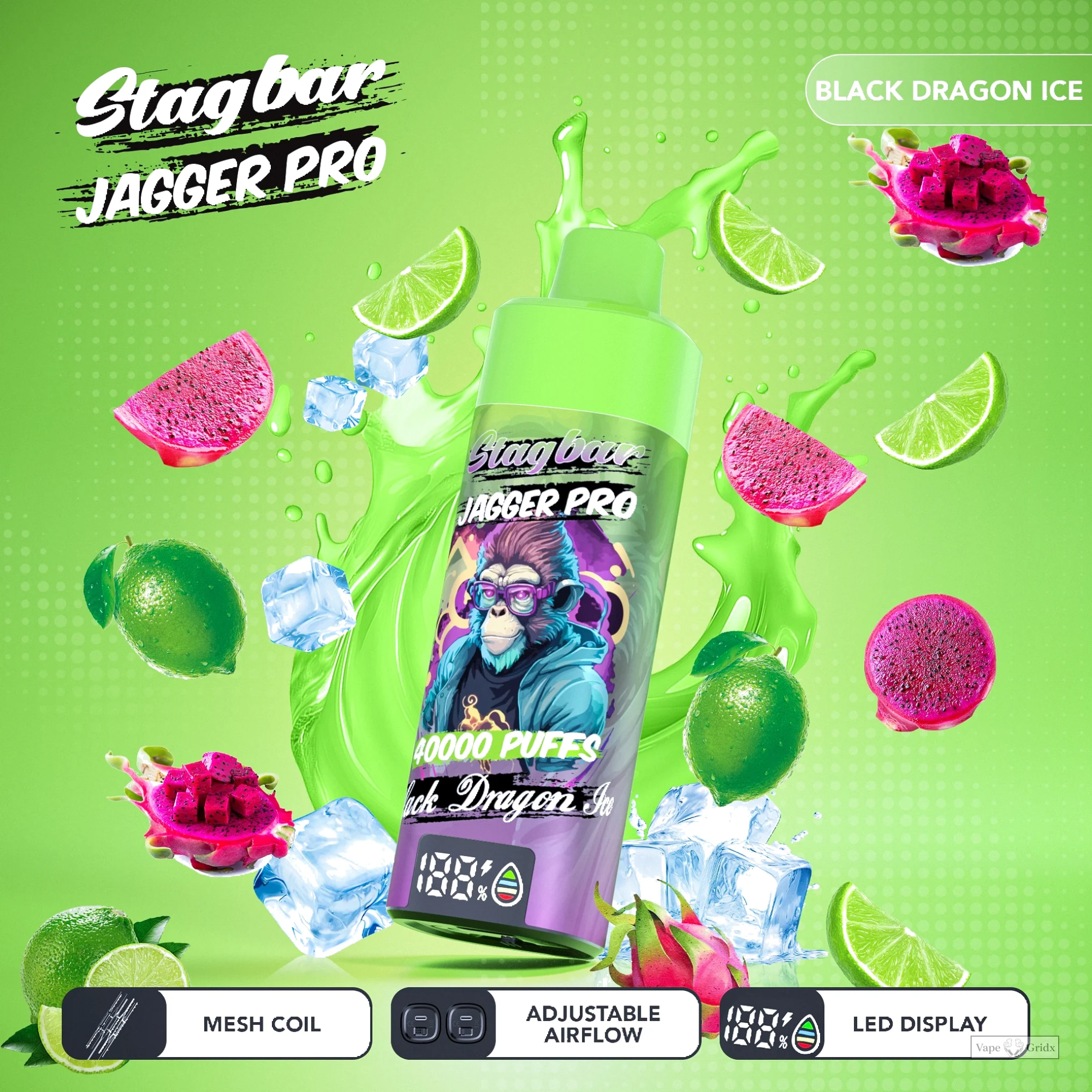 Stagbar Jagger Pro 40000 40K Züge Einweg-Vape - image 7
