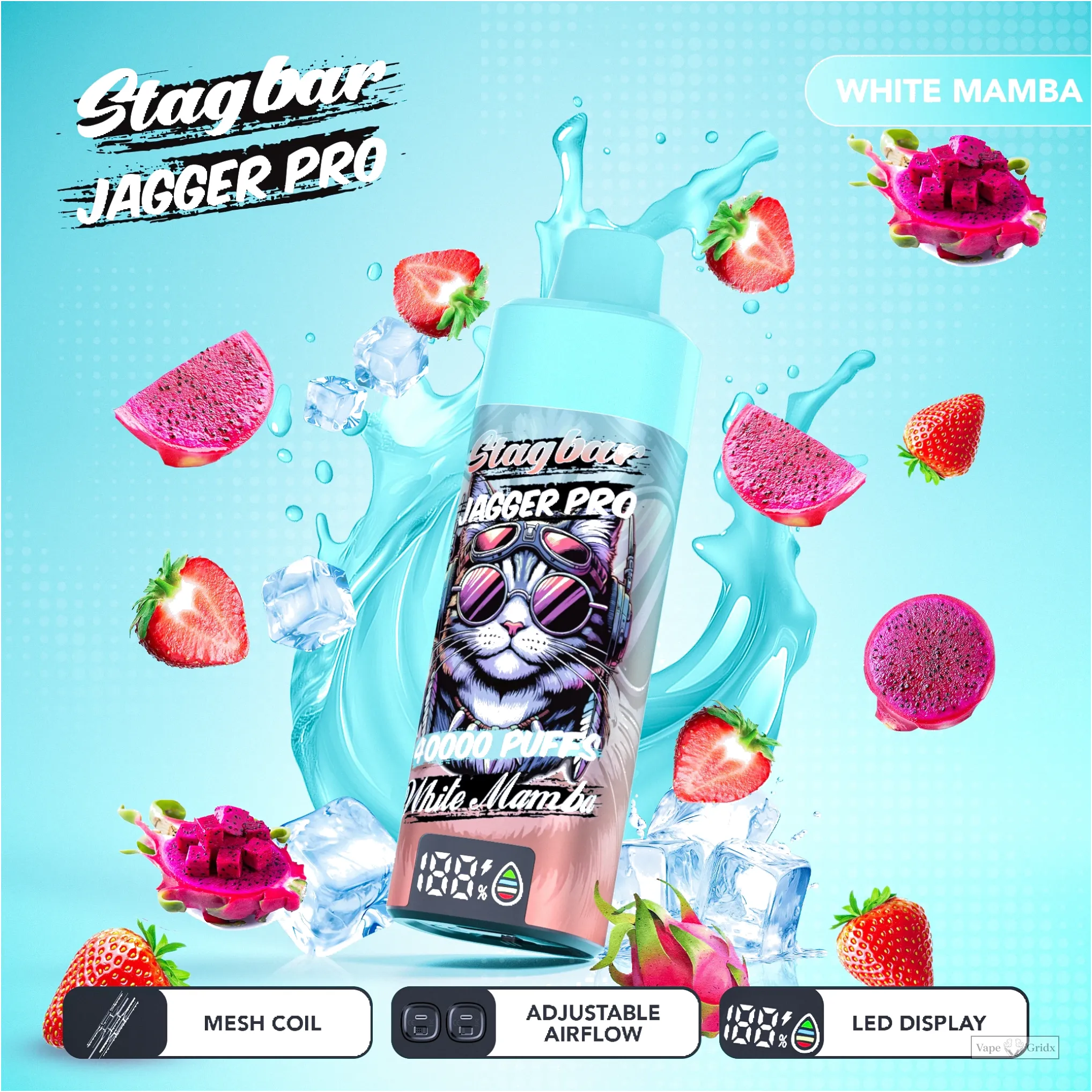 Stagbar Jagger Pro 40000 40K Züge Einweg-Vape - image 9