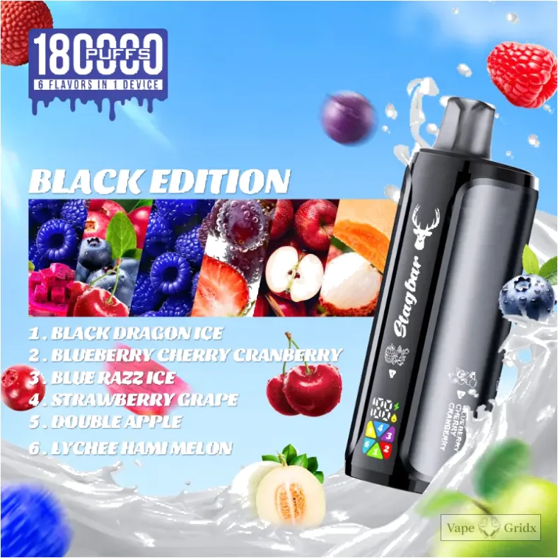 Stagbar 180000 180K Züge 6-in-1 Einweg-Vape - image 5