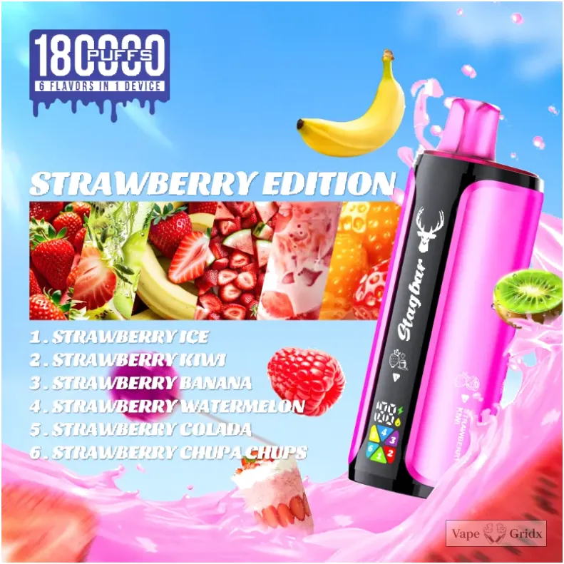 Stagbar 180000 180K Züge 6-in-1 Einweg-Vape - image 8