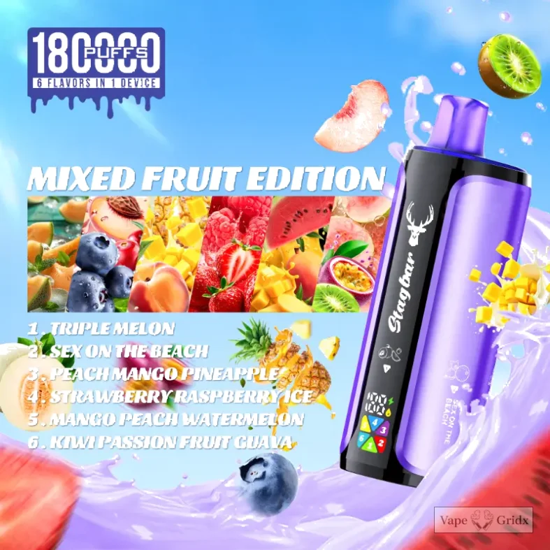 Stagbar 180000 180K Züge 6-in-1 Einweg-Vape - image 10