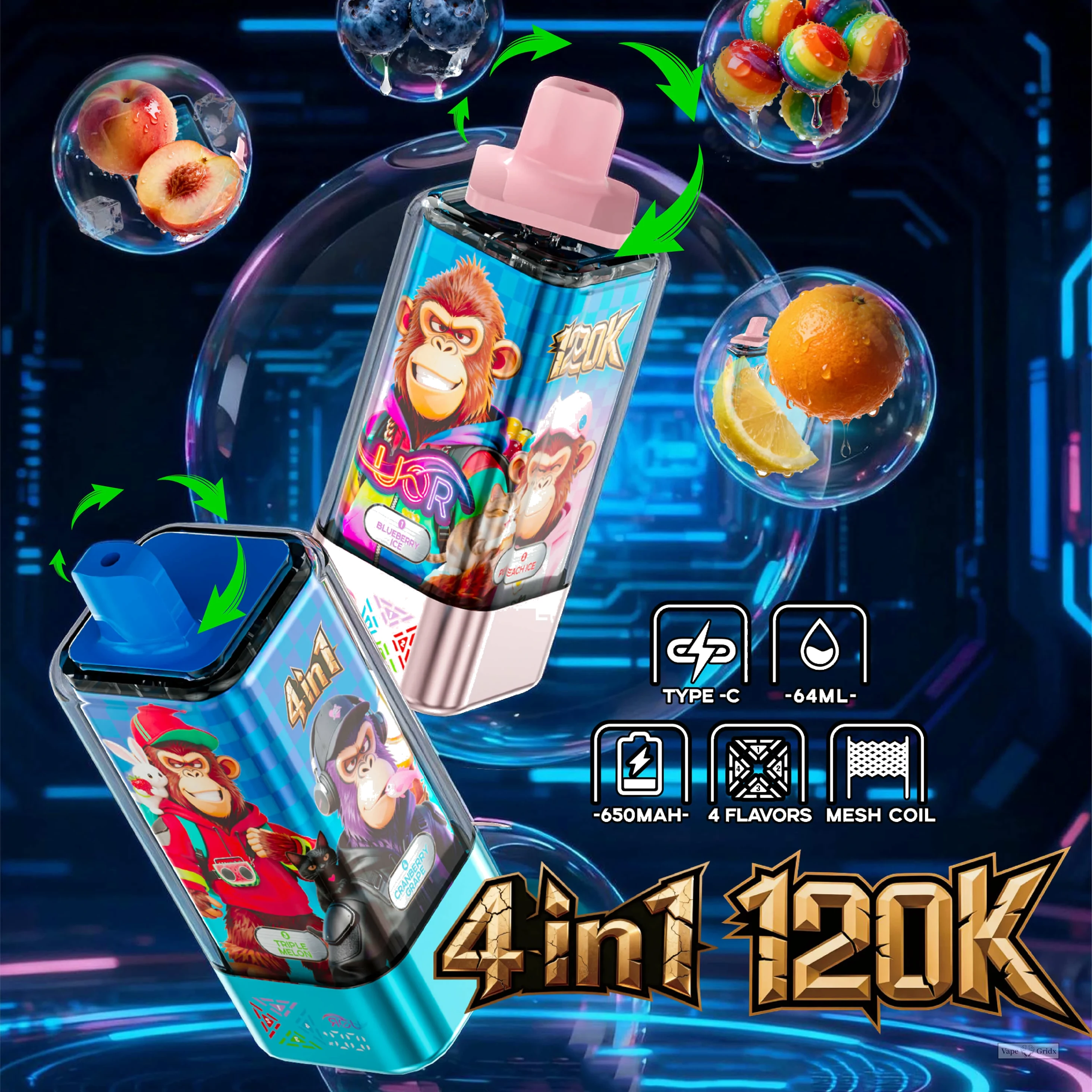 UOR 120000 120K Züge 4-in-1 Einweg-Vape - image 8