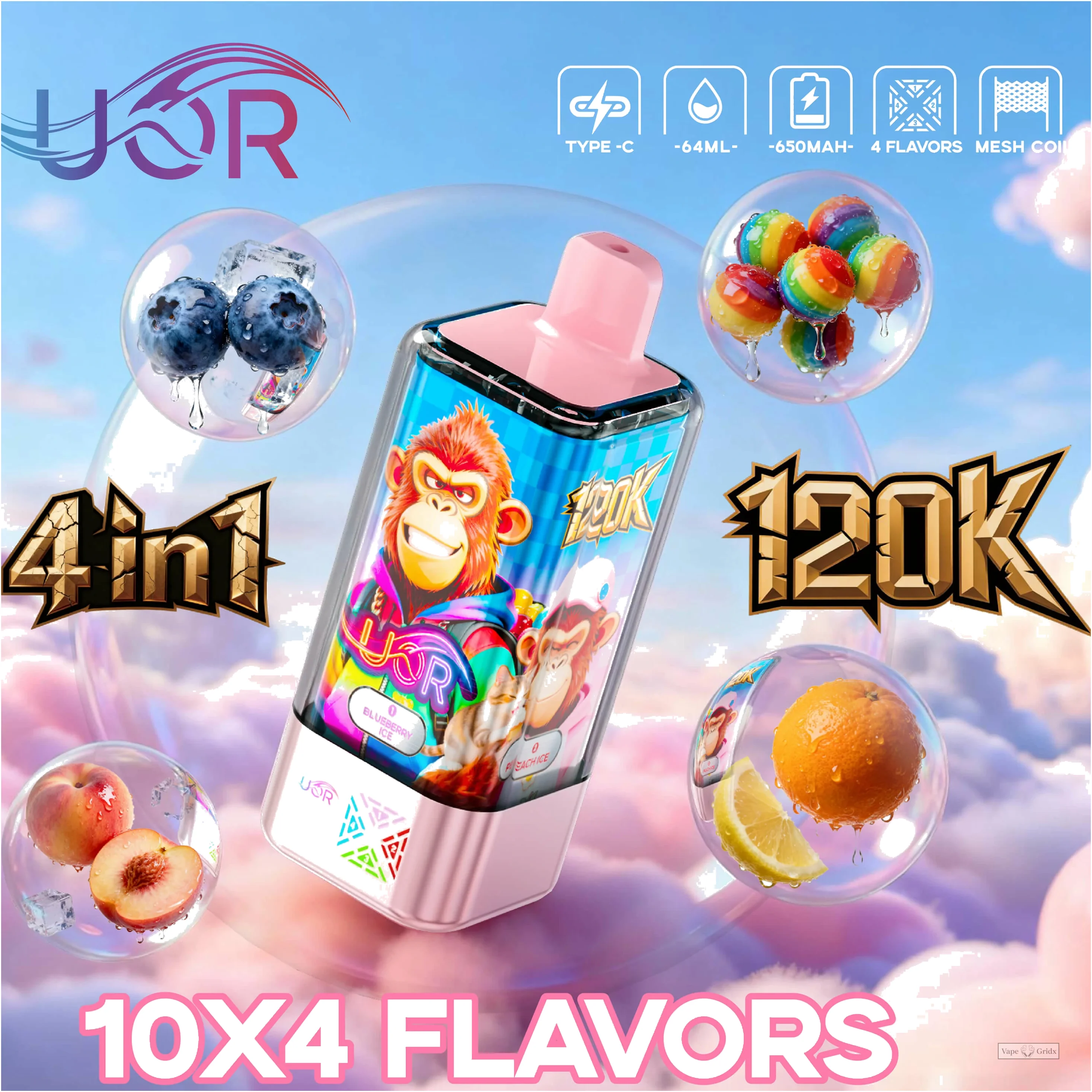 UOR 120000 120K Züge 4-in-1 Einweg-Vape - image 9