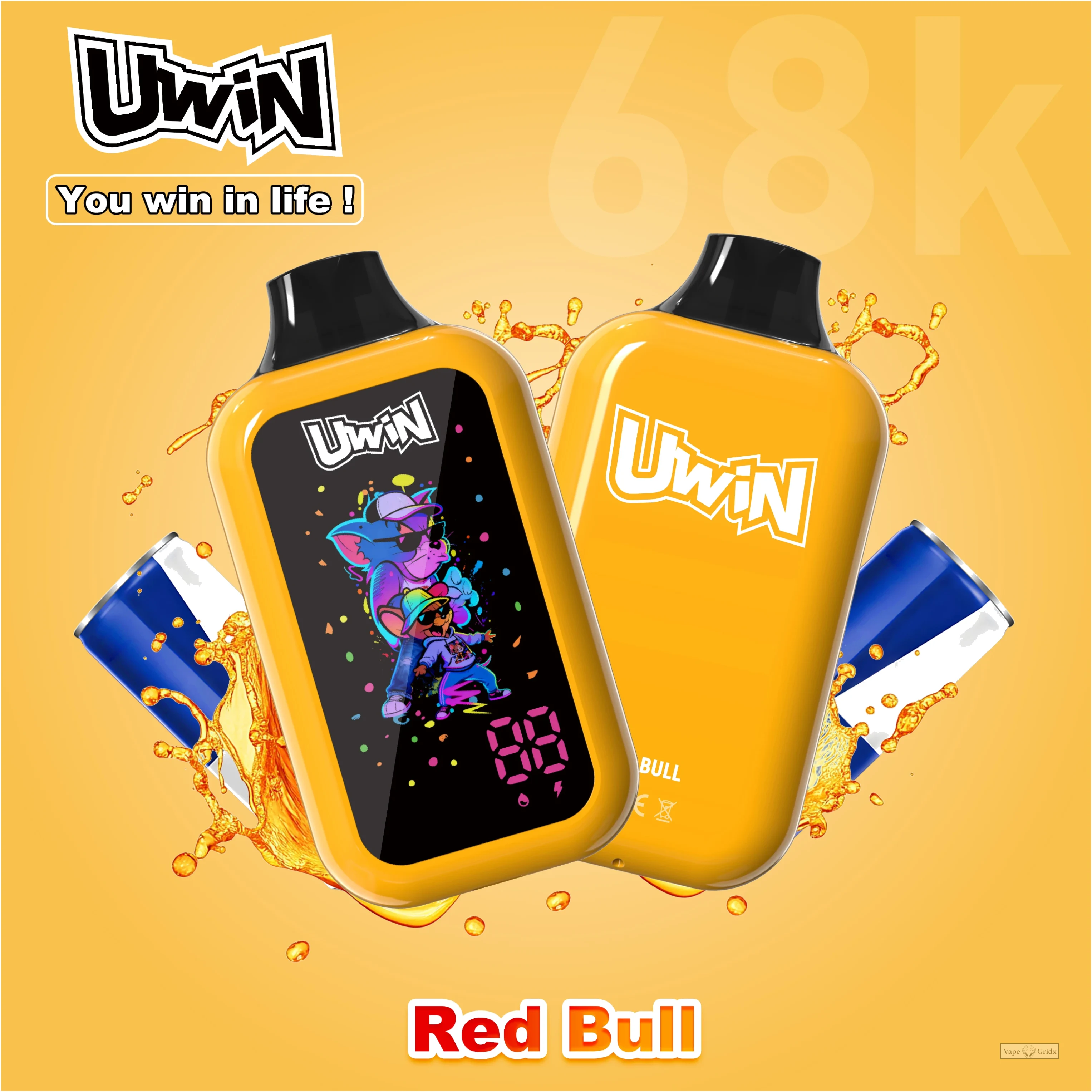 UWIN Digital Box 68000 68K Züge Einweg-Vape