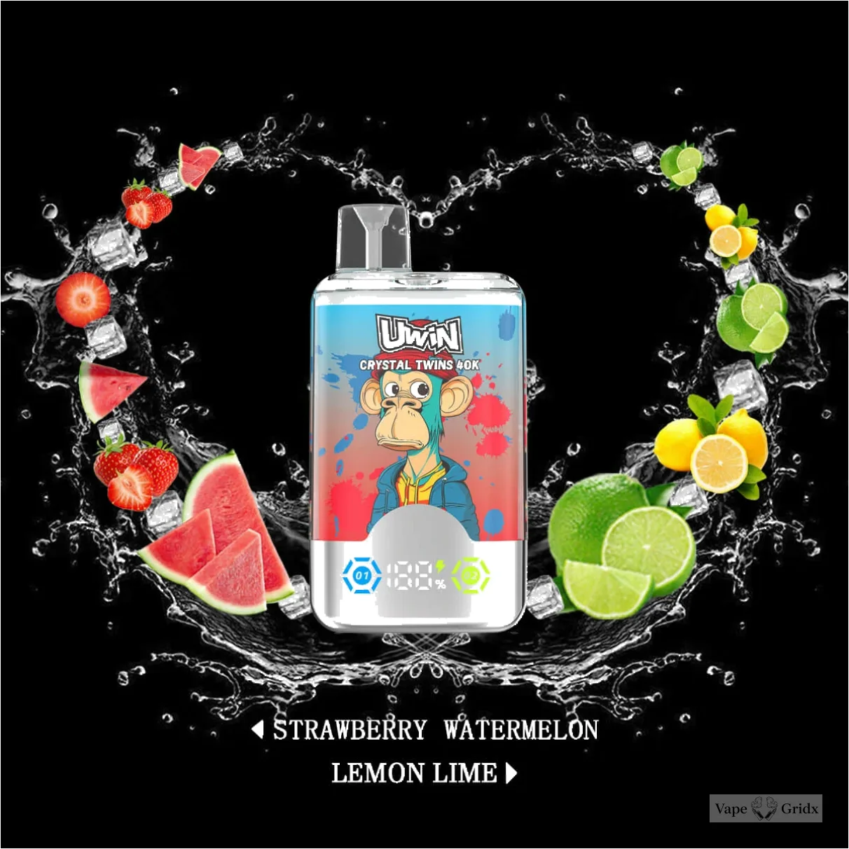 UWIN Crystal Twins 40000 40K Züge Einweg-Vape