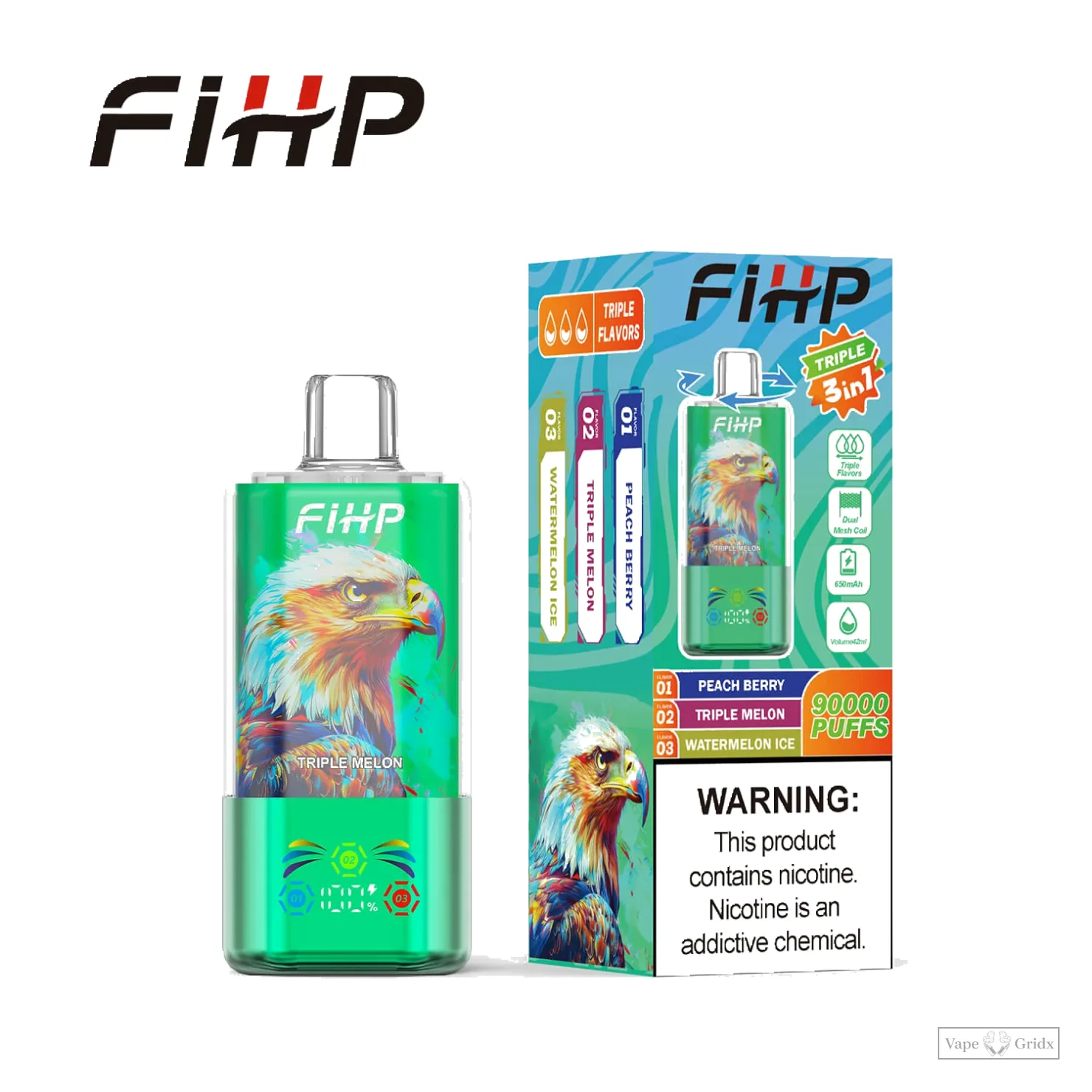FIHP 90000 90K Züge 3-in-1 Einweg-Vape - image 11