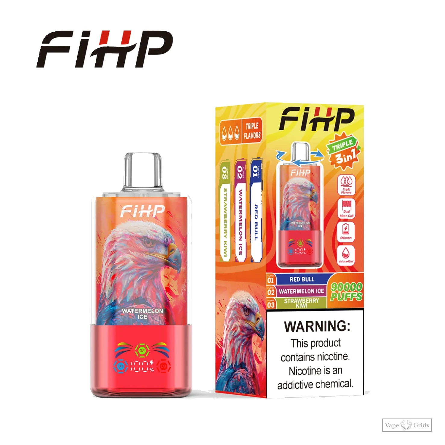 FIHP 90000 90K Züge 3-in-1 Einweg-Vape - image 12