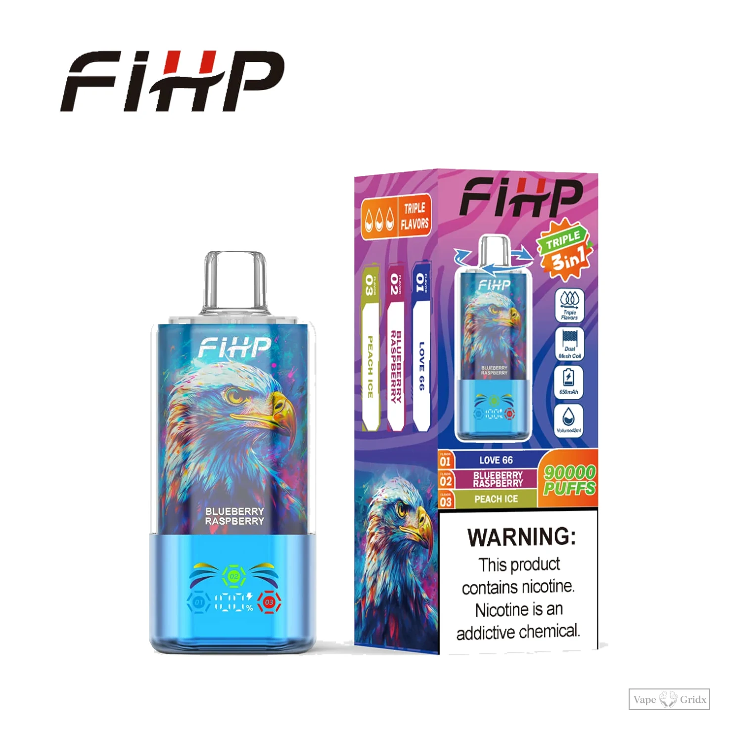 FIHP 90000 90K Züge 3-in-1 Einweg-Vape - image 7