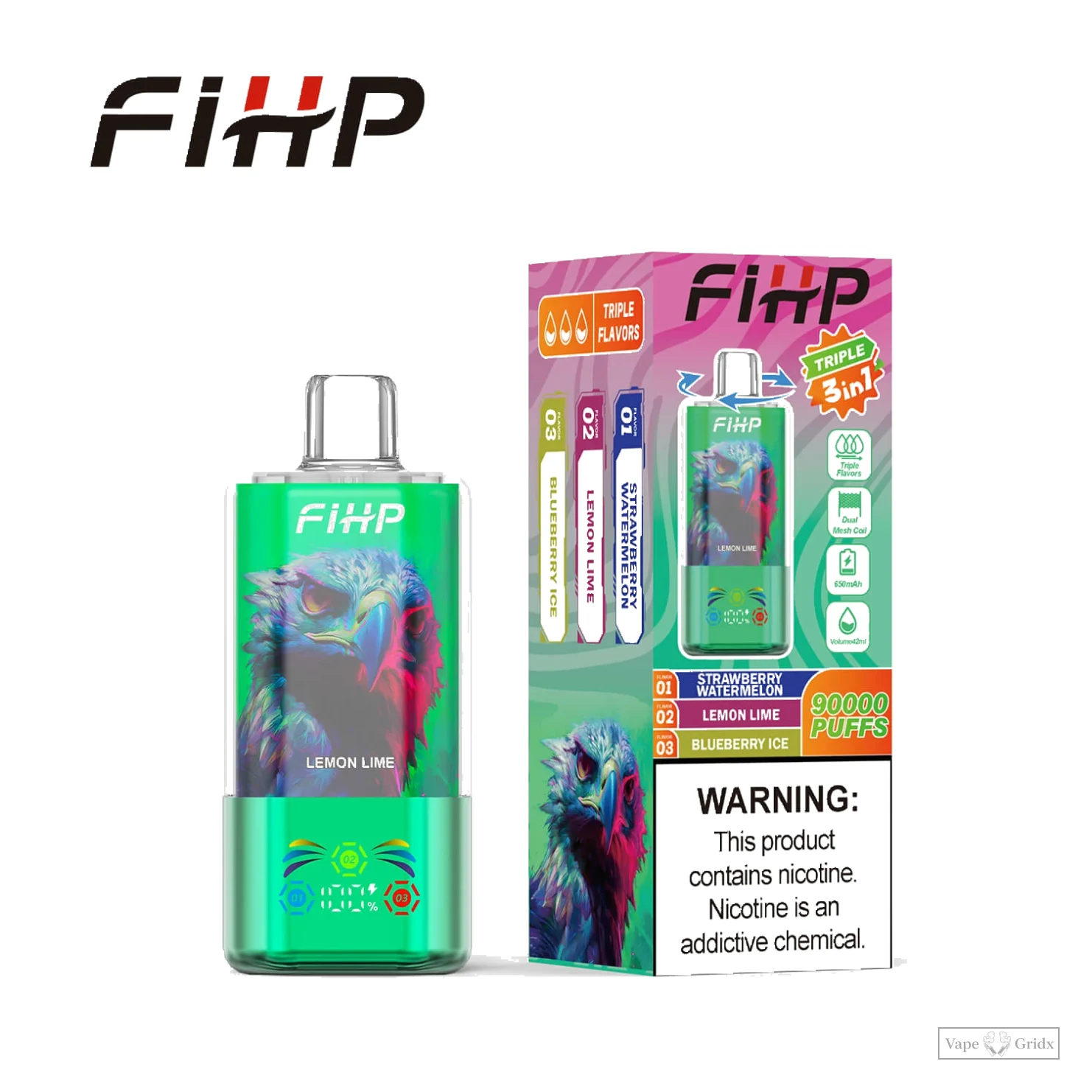 FIHP 90000 90K Züge 3-in-1 Einweg-Vape - image 10