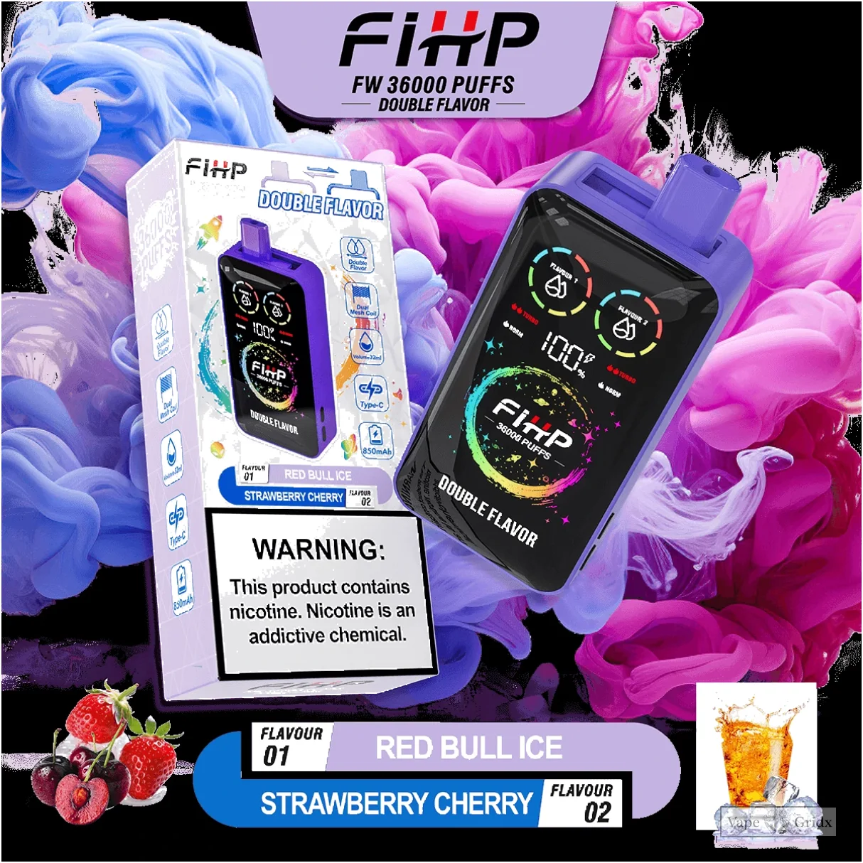 FIHP 36000 36K Züge 2in1 Einweg-Vape - image 2