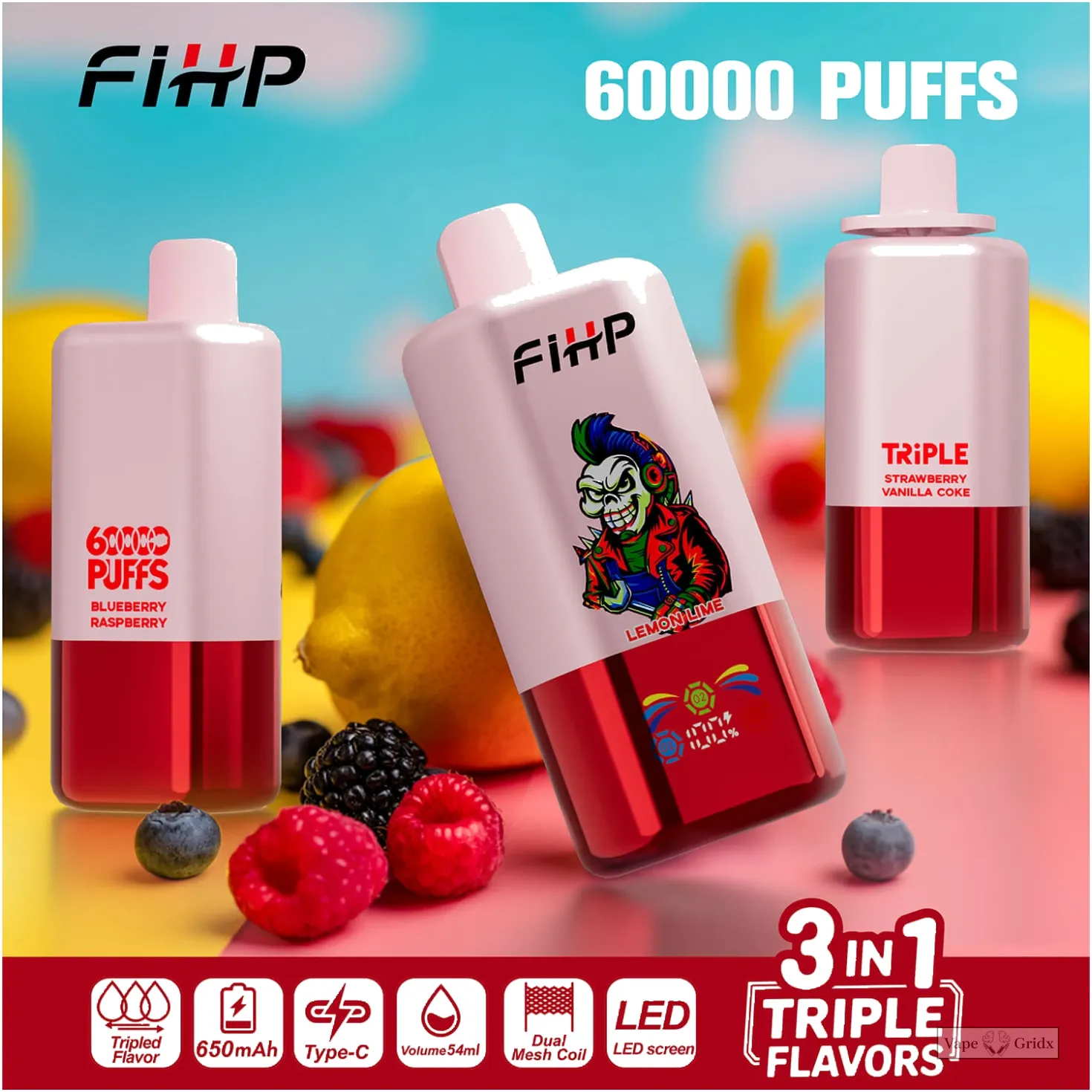 FIHP 60000 60K Züge 3-in-1 Einweg-Vape - image 8