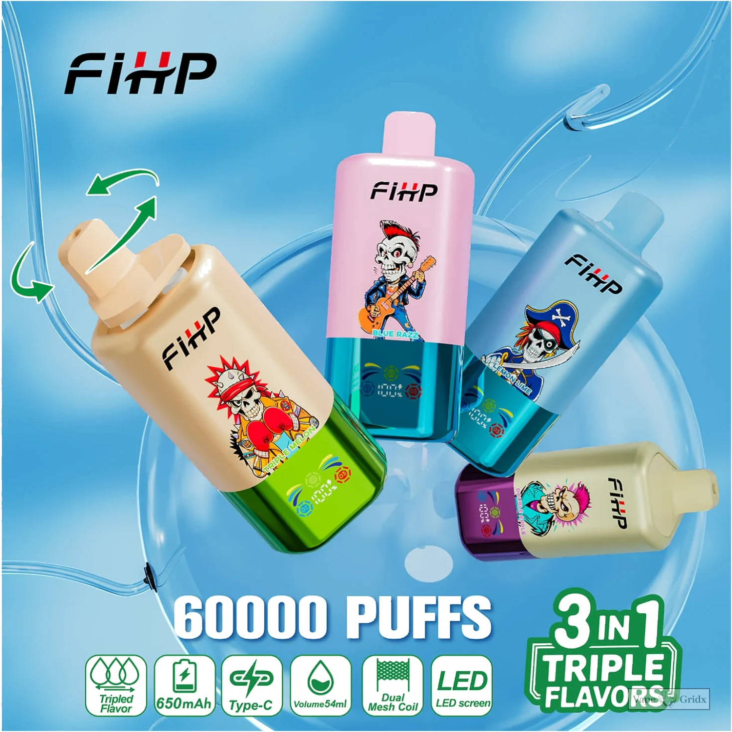 FIHP 60000 60K Züge 3-in-1 Einweg-Vape - image 9