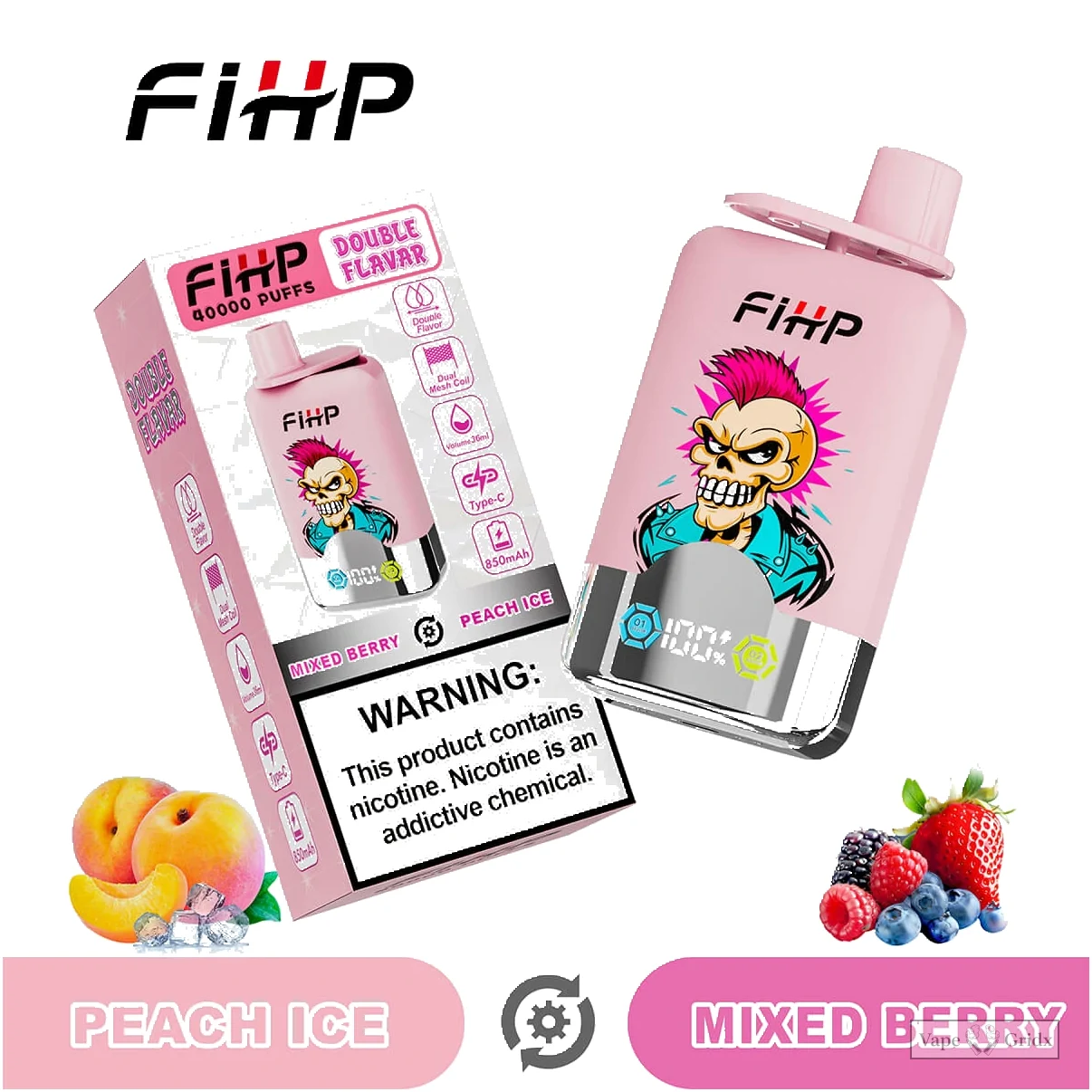 FIHP 40000 40K Züge 2in1 Einweg-Vape - image 3