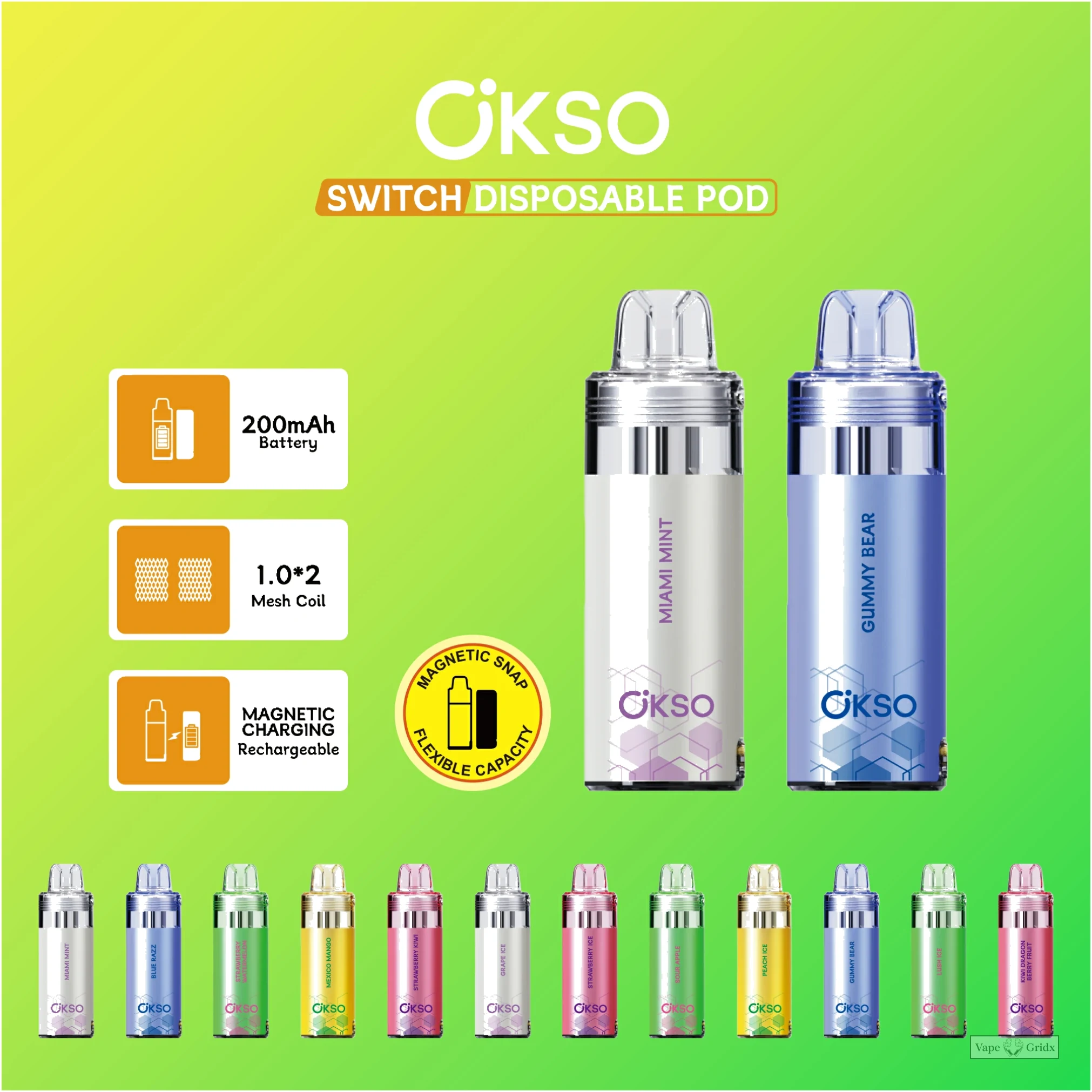 OKSO Switch KIT 50000 50K Züge Einweg-Vape - image 14