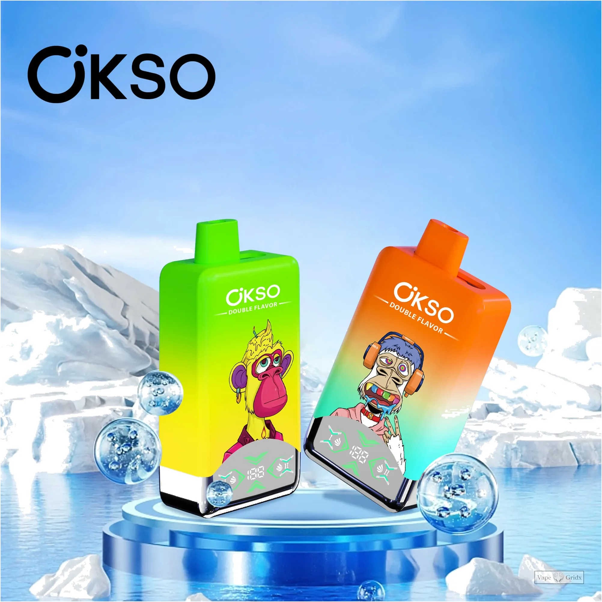 OKSO Dual Geschmack 60000 60K Züge Einweg-Vape