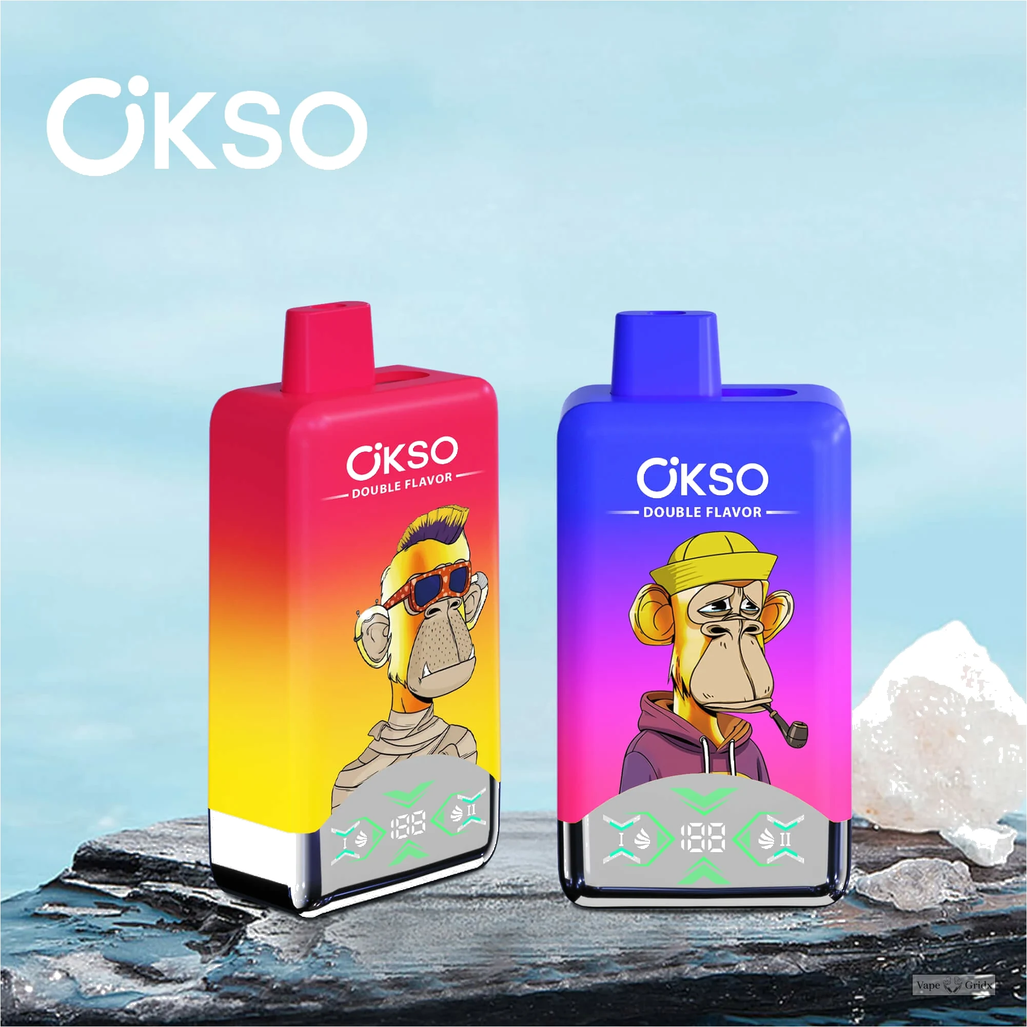 OKSO Dual Geschmack 60000 60K Züge Einweg-Vape - image 2
