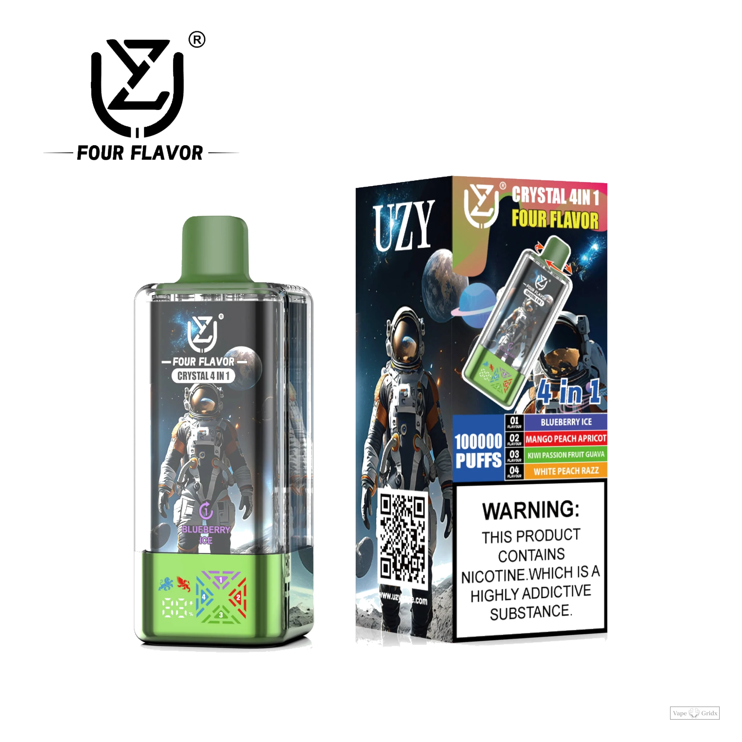 UZY Crystal 4-in-1 100000 100K Züge Einweg-Vape - image 5