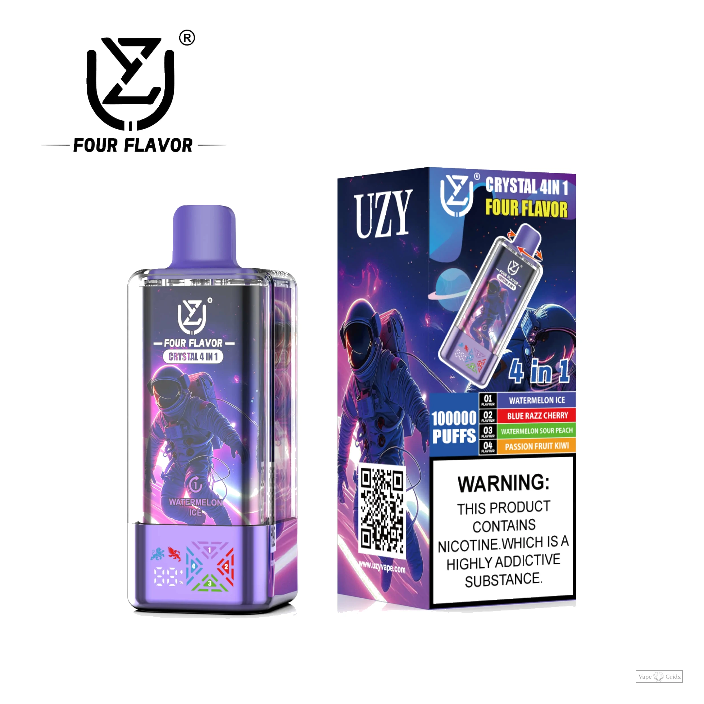 UZY Crystal 4-in-1 100000 100K Züge Einweg-Vape - image 8