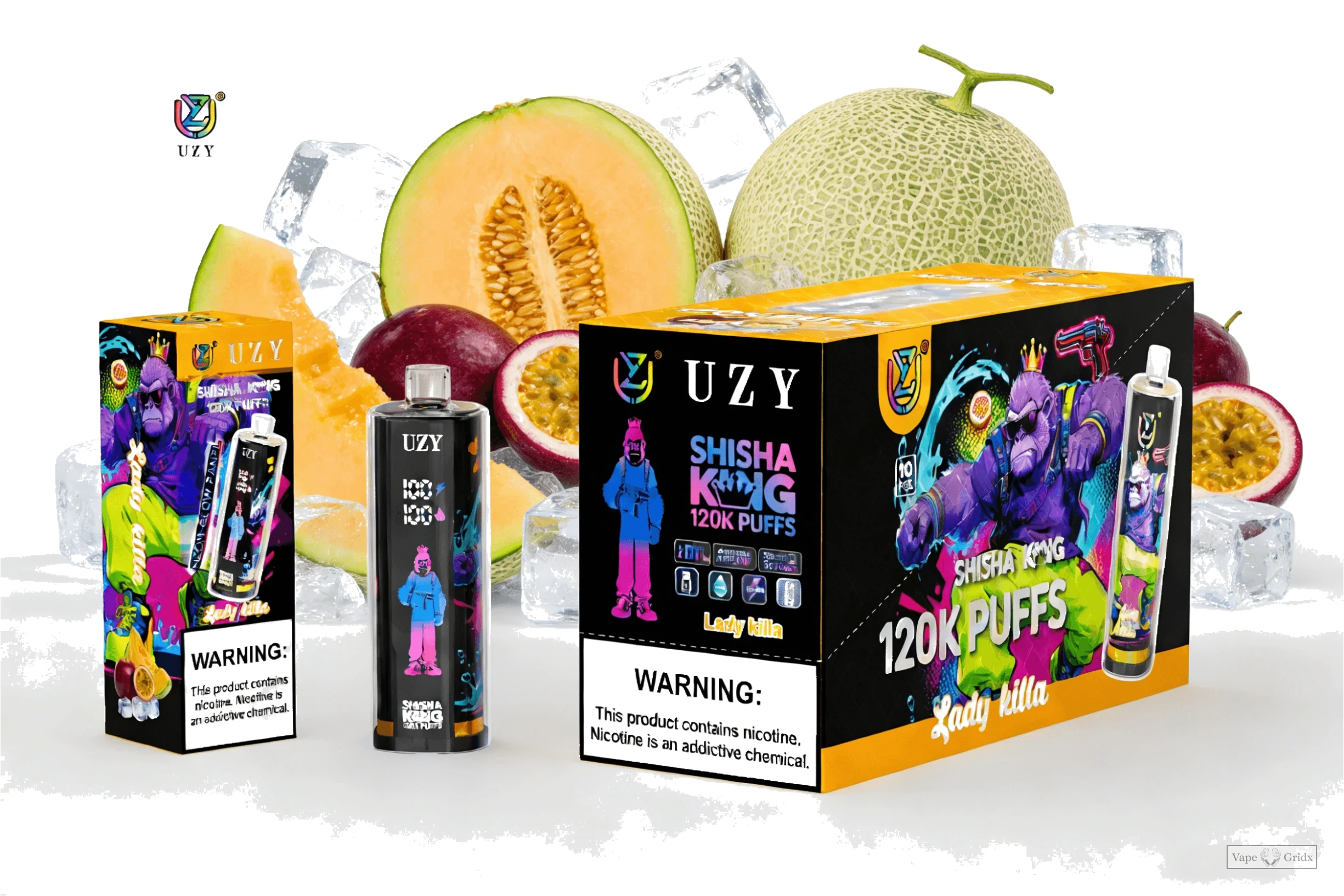 UZY Shisha Hookah King 120000 120K Züge Einweg-Vape - image 4
