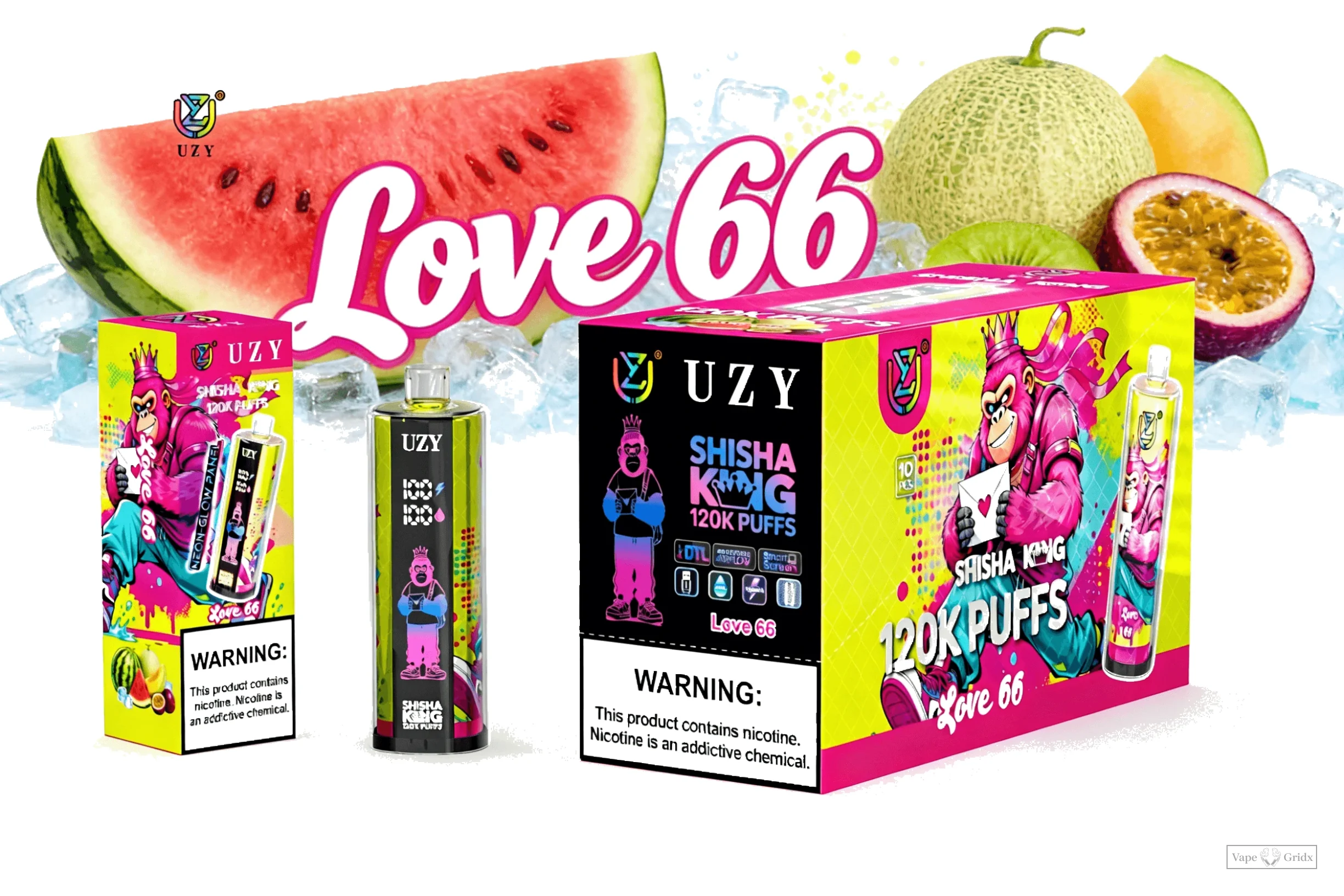 UZY Shisha Hookah King 120000 120K Züge Einweg-Vape - image 5