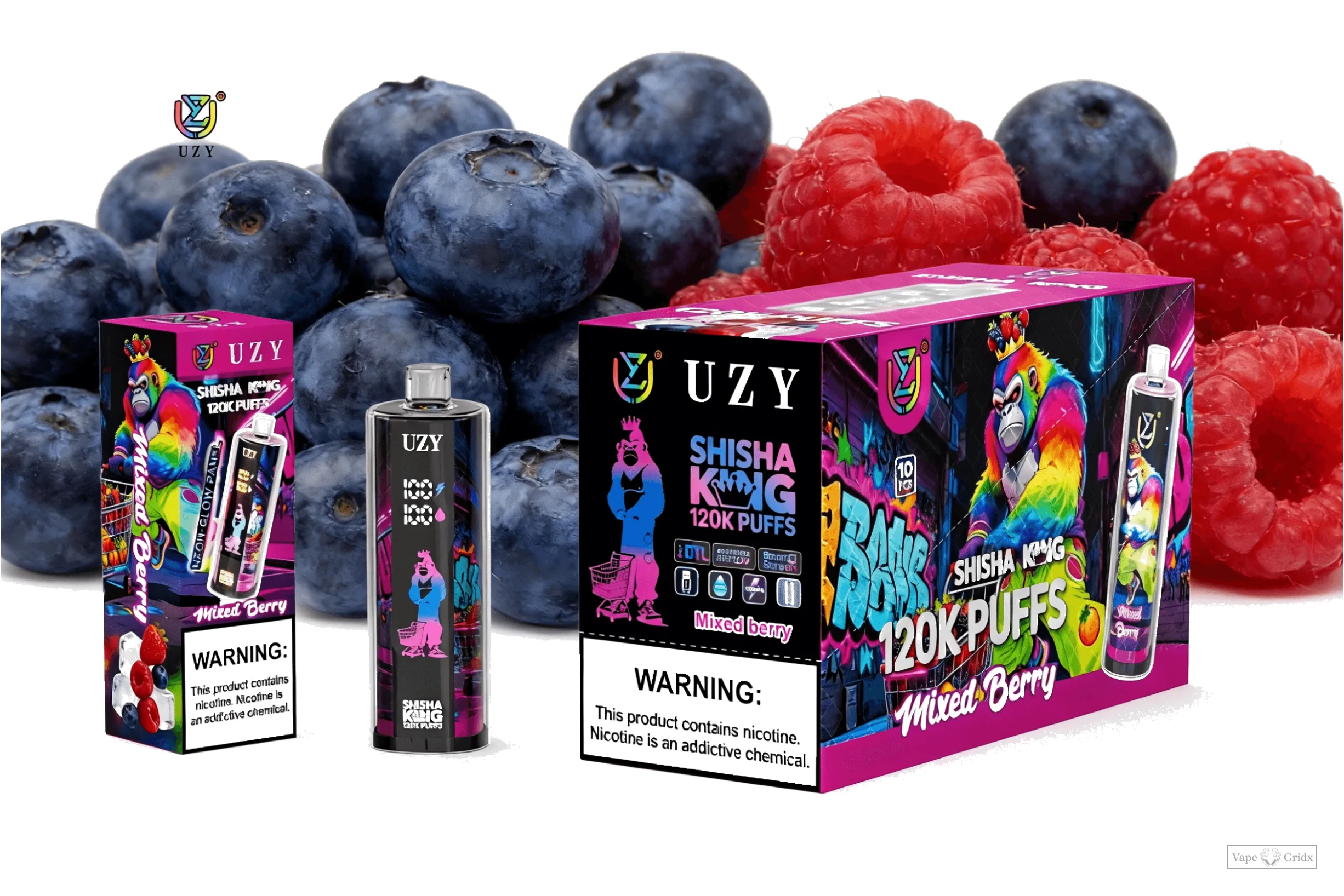 UZY Shisha Hookah King 120000 120K Züge Einweg-Vape - image 7