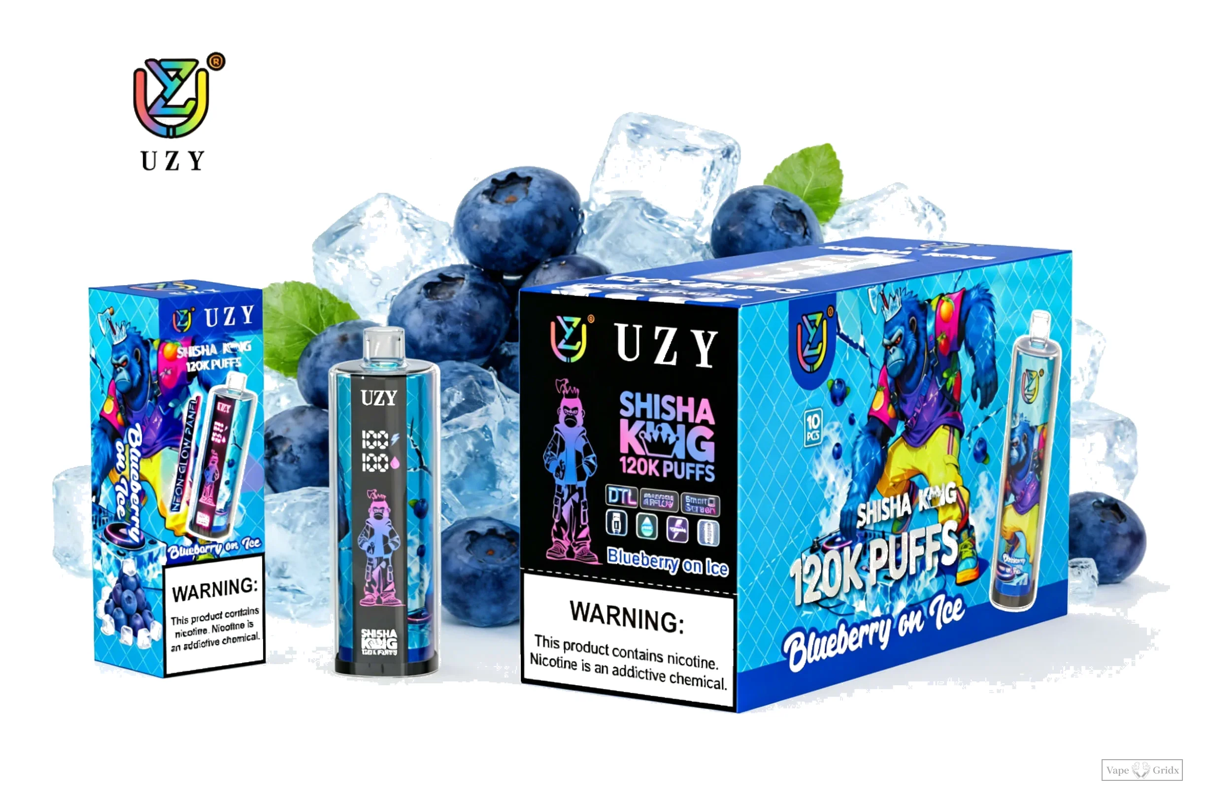 UZY Shisha Hookah King 120000 120K Züge Einweg-Vape - image 8