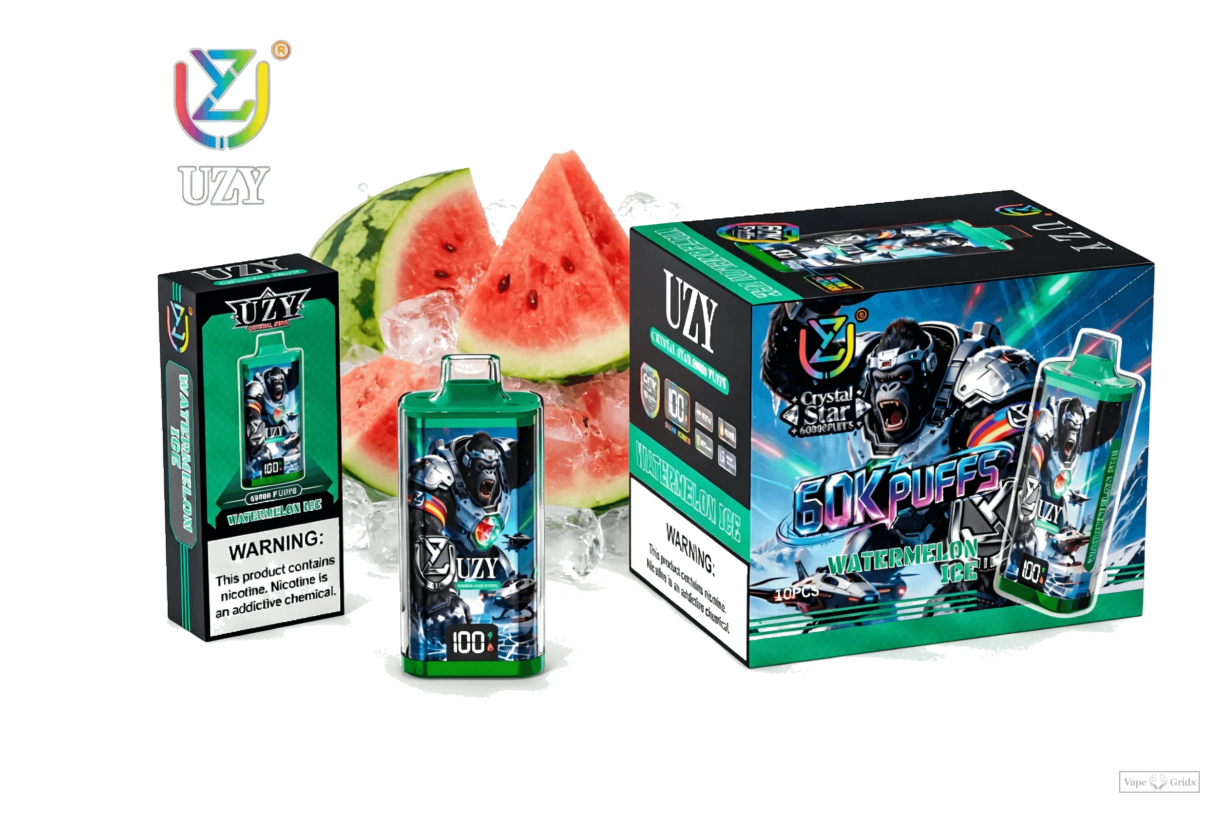 UZY Crystal Star 60000 60K Züge Einweg-Vape - image 2
