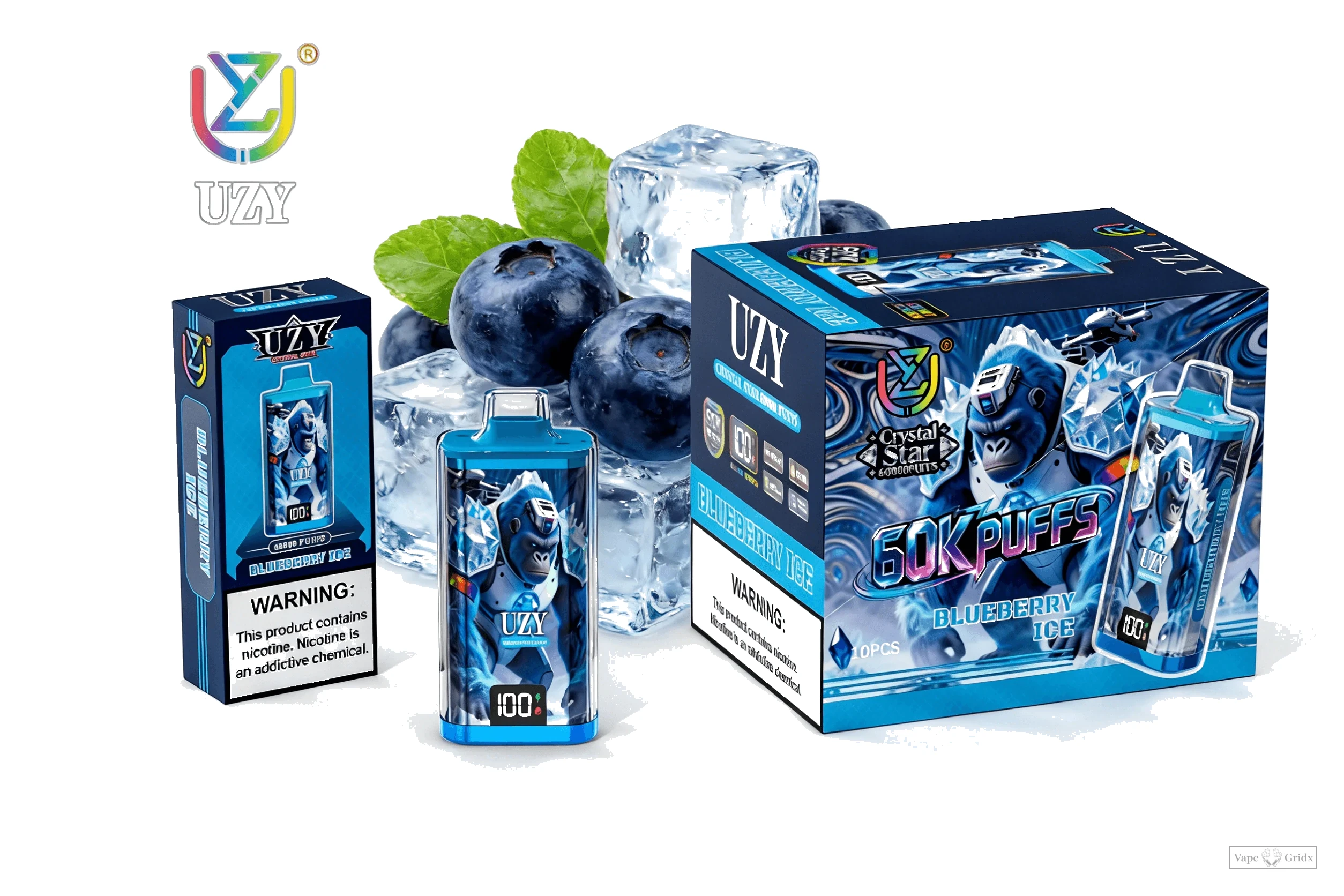 UZY Crystal Star 60000 60K Züge Einweg-Vape - image 12