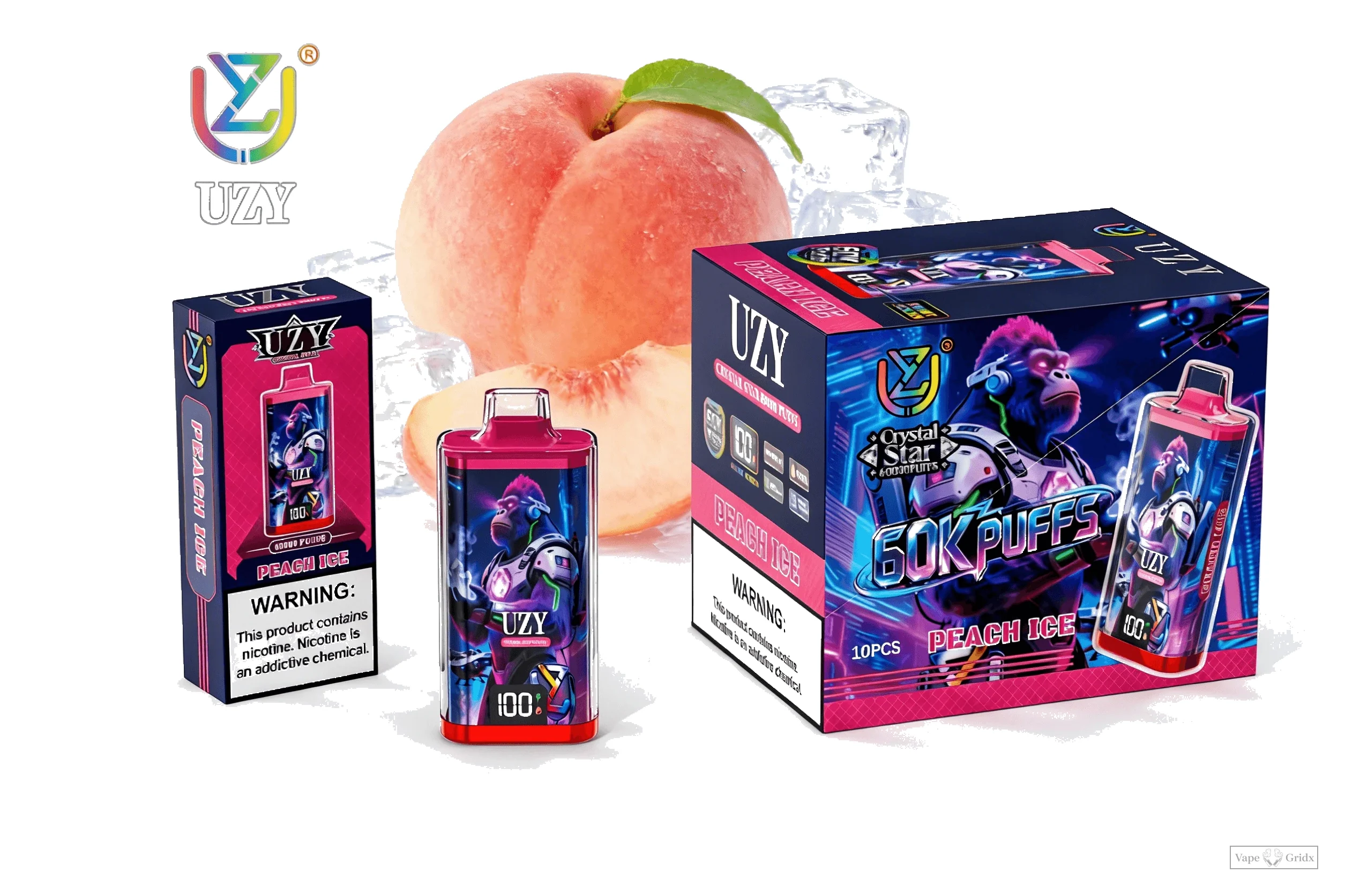 UZY Crystal Star 60000 60K Züge Einweg-Vape - image 7