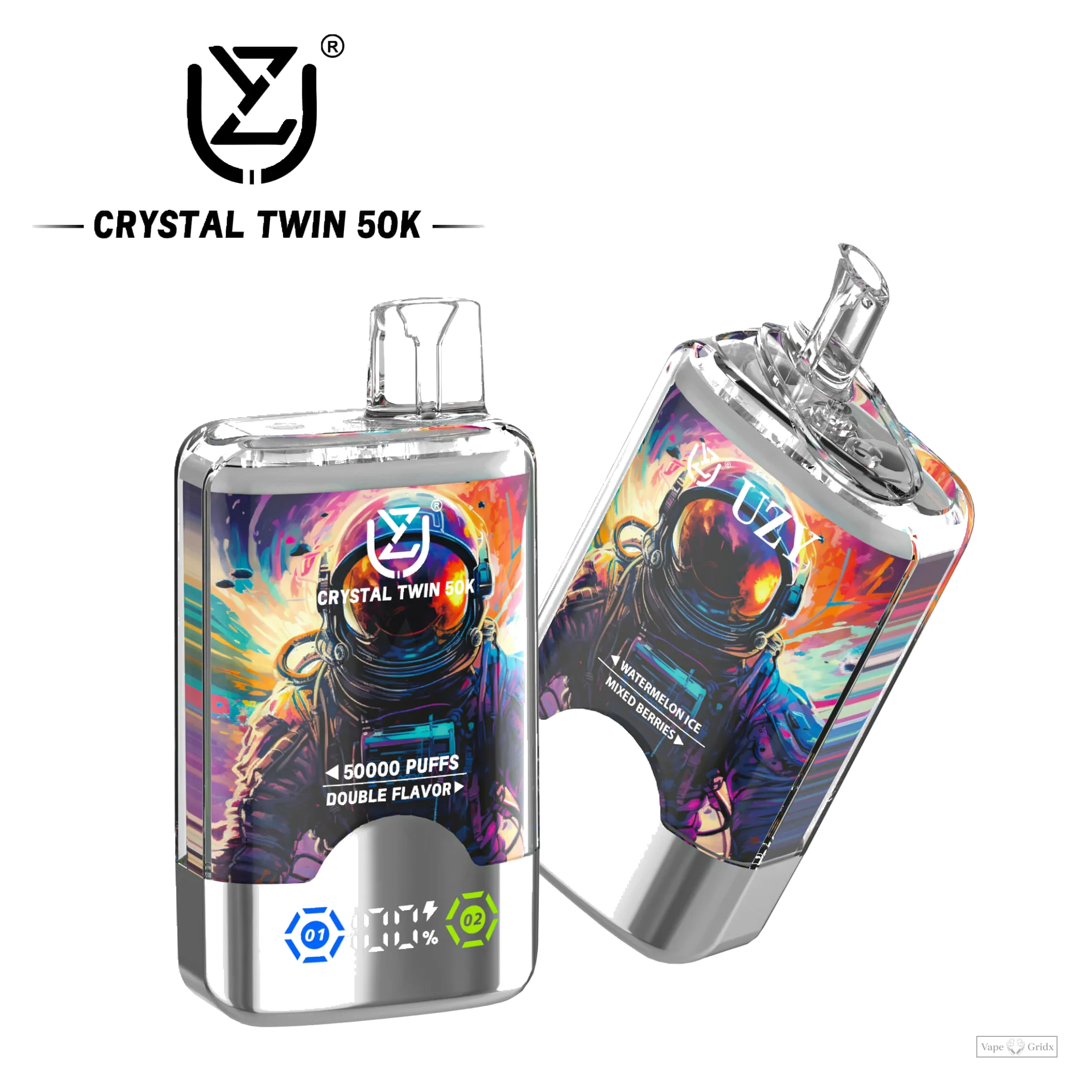 UZY Crystal Twin 50000 50K Züge Double Geschmack Einweg-Vape - image 7