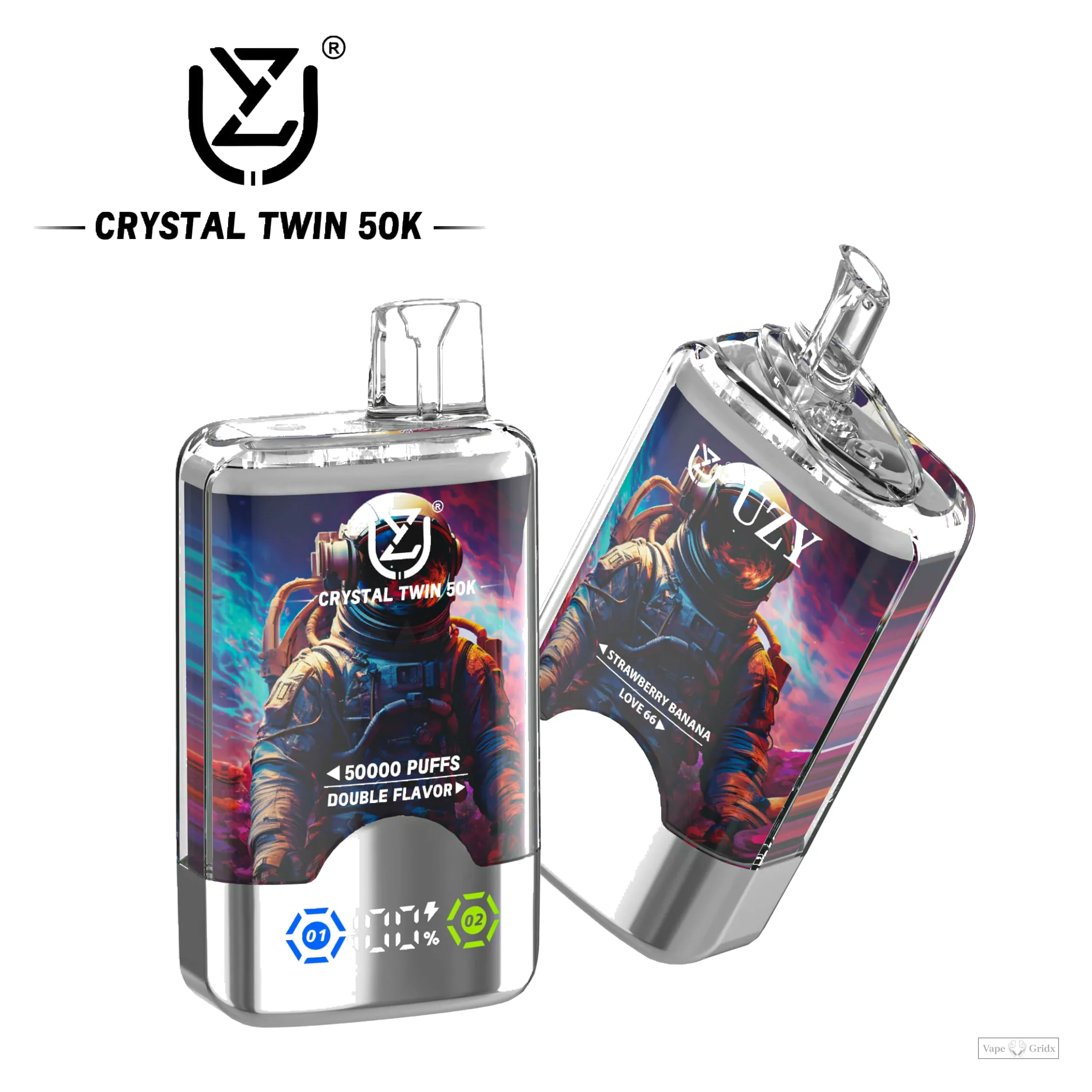 UZY Crystal Twin 50000 50K Züge Double Geschmack Einweg-Vape - image 8