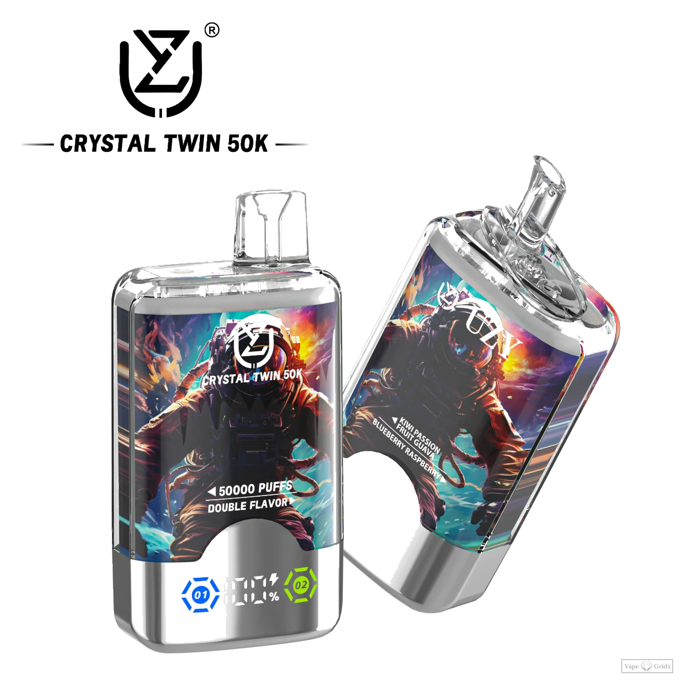 UZY Crystal Twin 50000 50K Züge Double Geschmack Einweg-Vape - image 9
