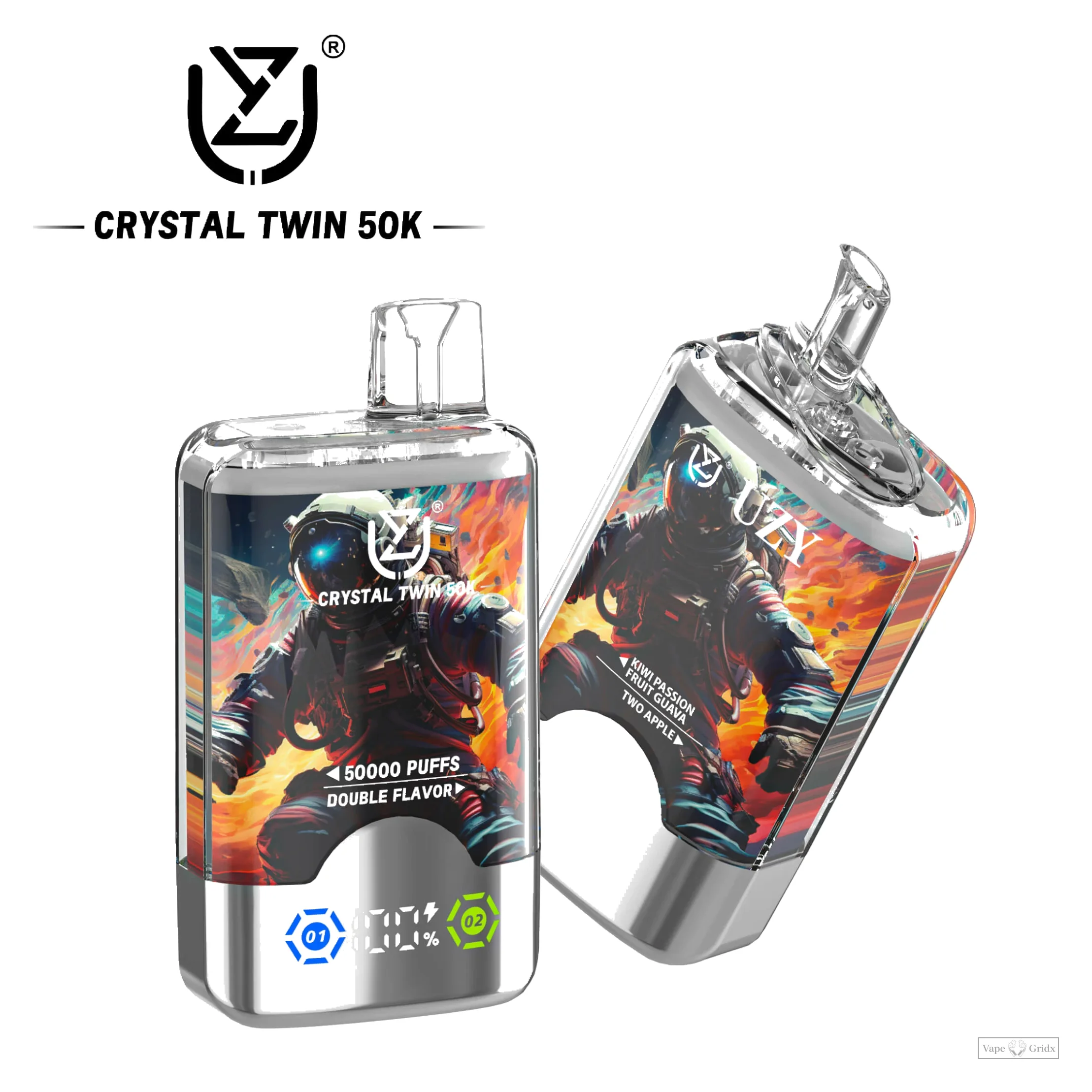 UZY Crystal Twin 50000 50K Züge Double Geschmack Einweg-Vape - image 10