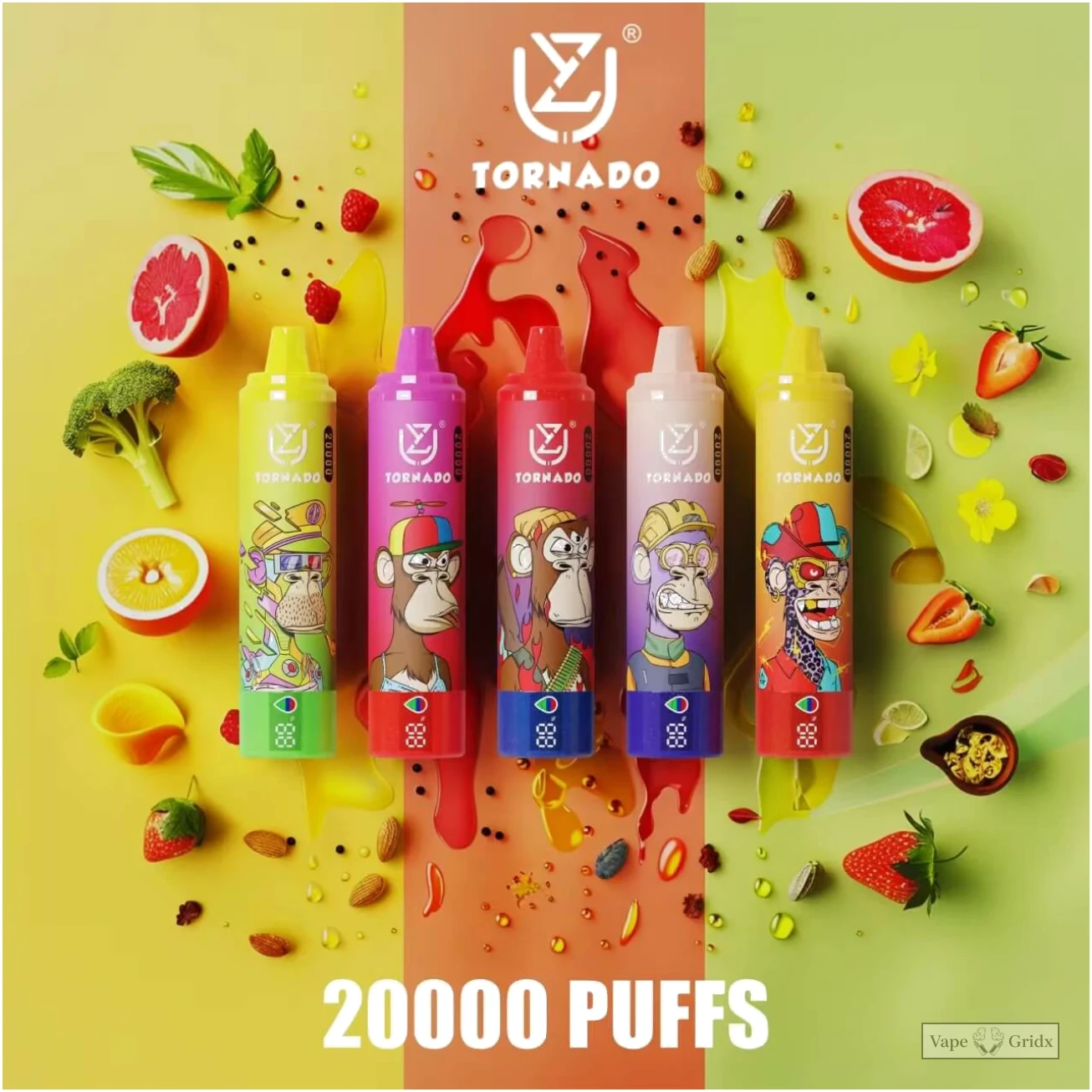 UZY Tornado 20000 20K Züge Mesh Coil Einweg-Vape - image 2