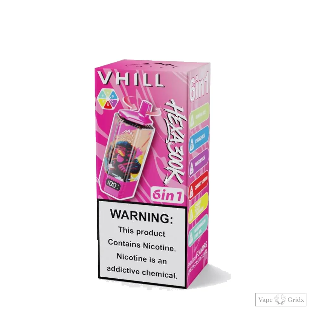 VHILL HEXA 300000 300K Züge 6-in-1 Einweg-Vape - image 11