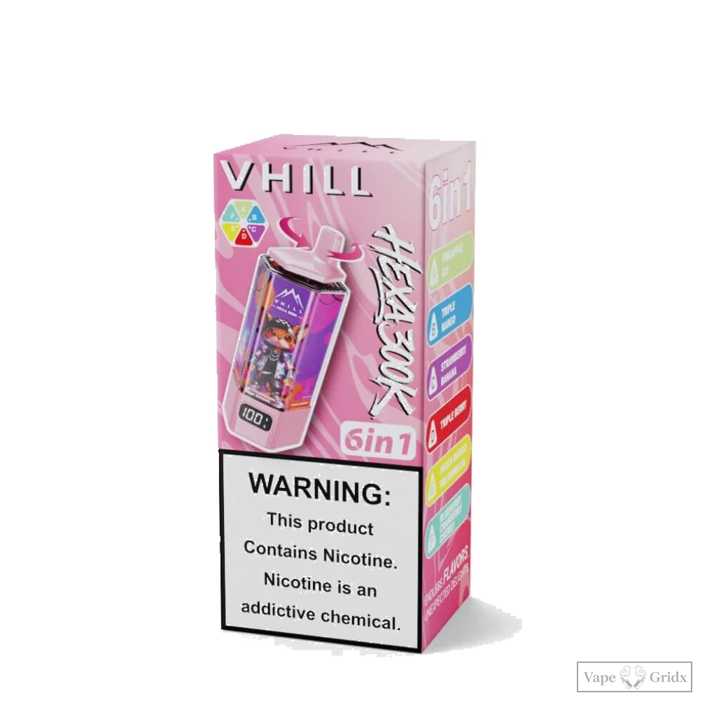 VHILL HEXA 300000 300K Züge 6-in-1 Einweg-Vape - image 4