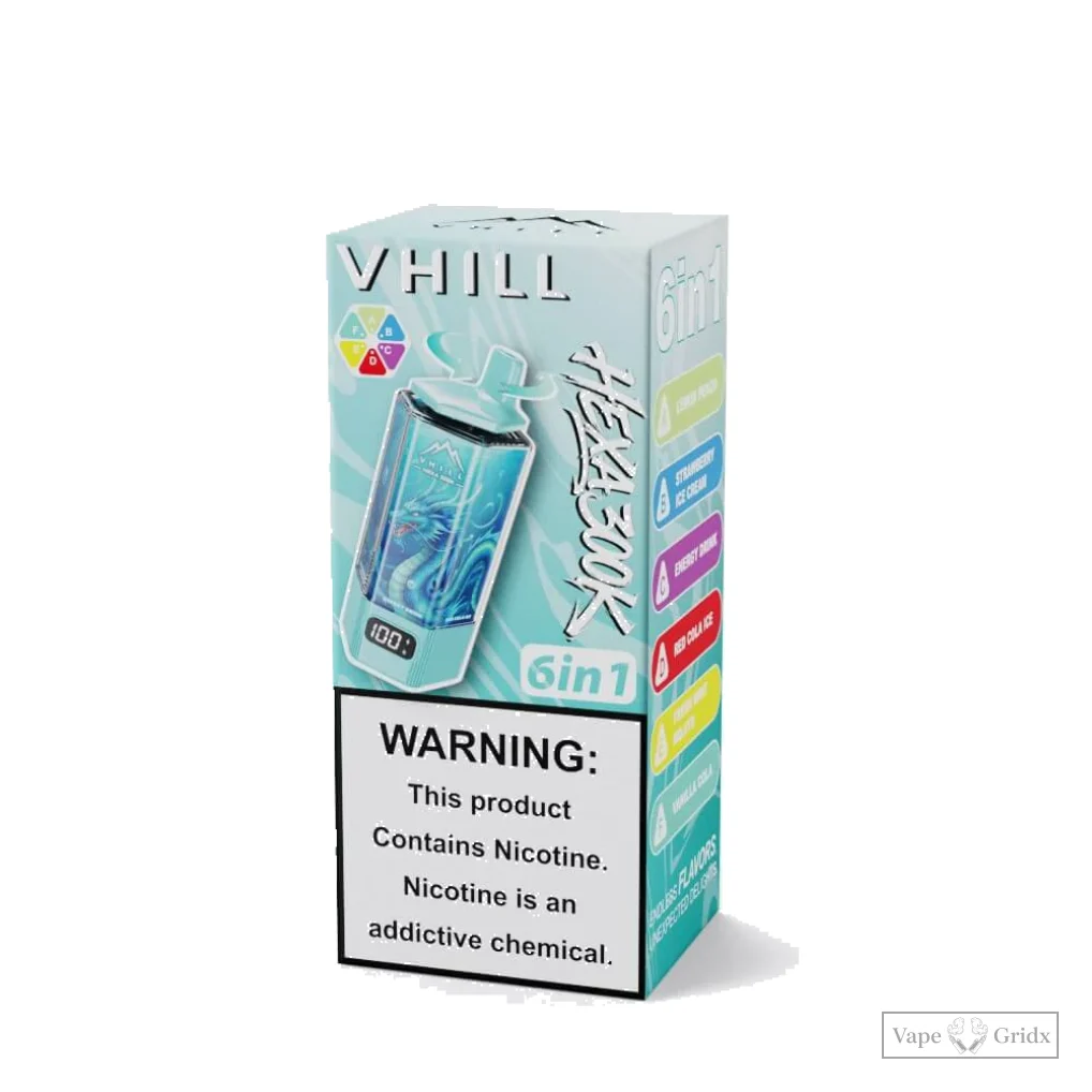 VHILL HEXA 300000 300K Züge 6-in-1 Einweg-Vape - image 5